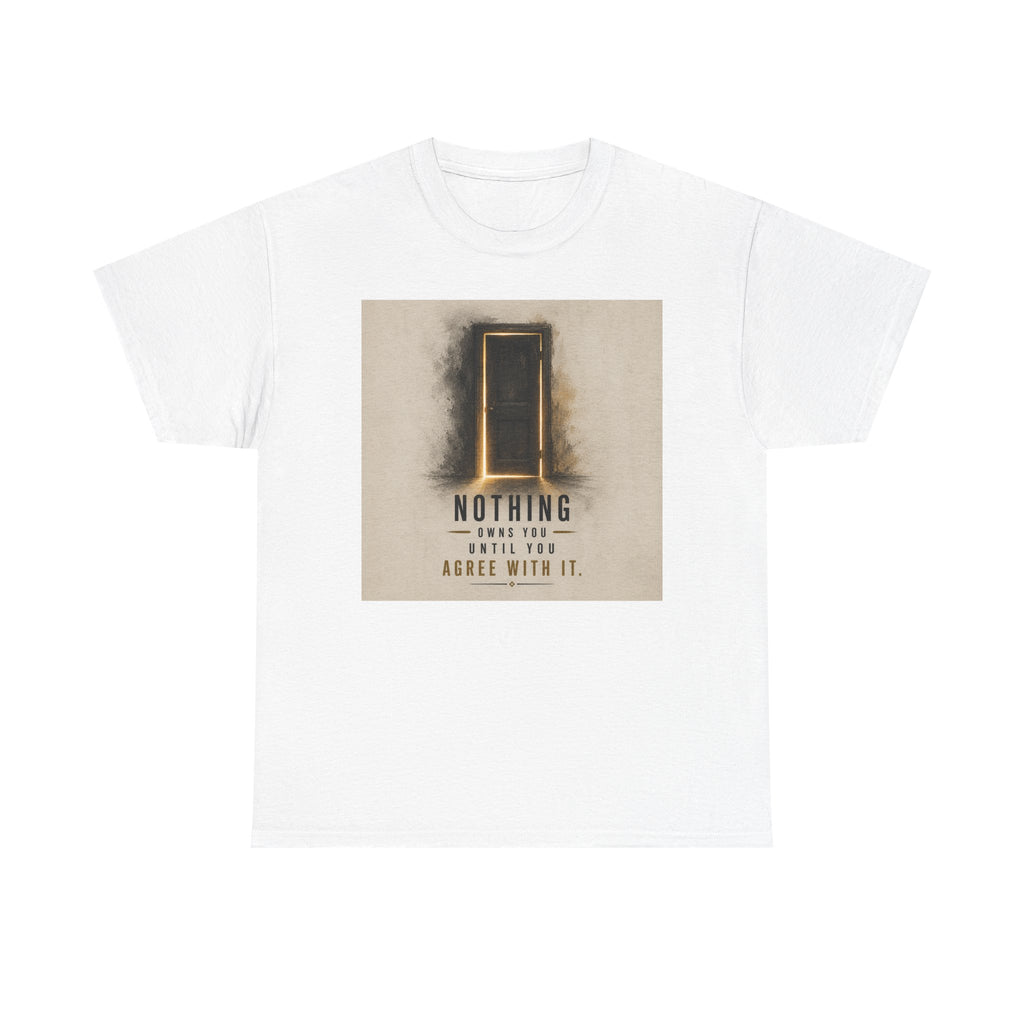 T-Shirt — 'Nothing' Inspirational Door Graphic Tee