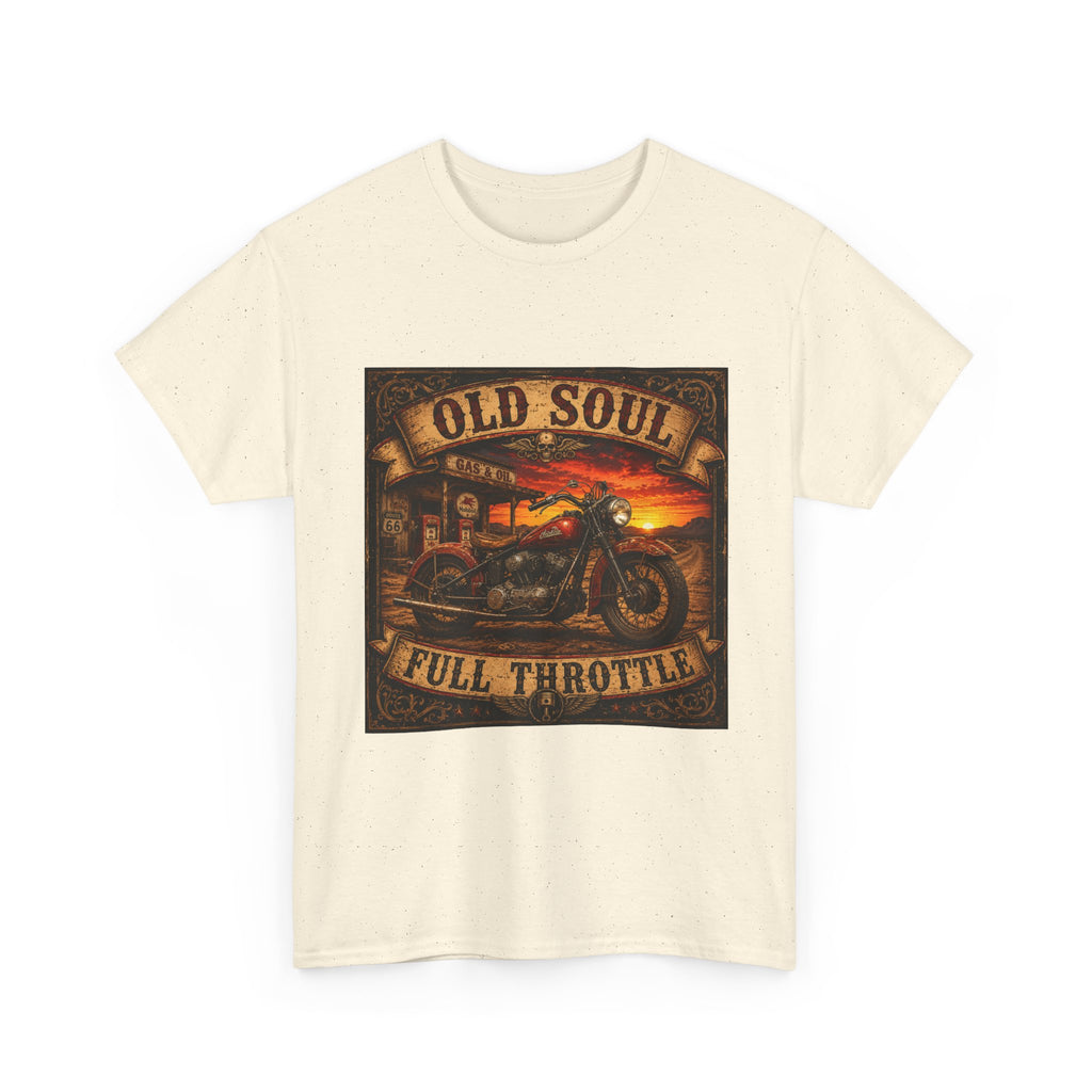 Old Soul Full Throttle Motorcycle T-Shirt