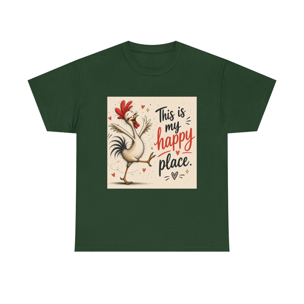 Rooster "This Is My Happy Place" Tee