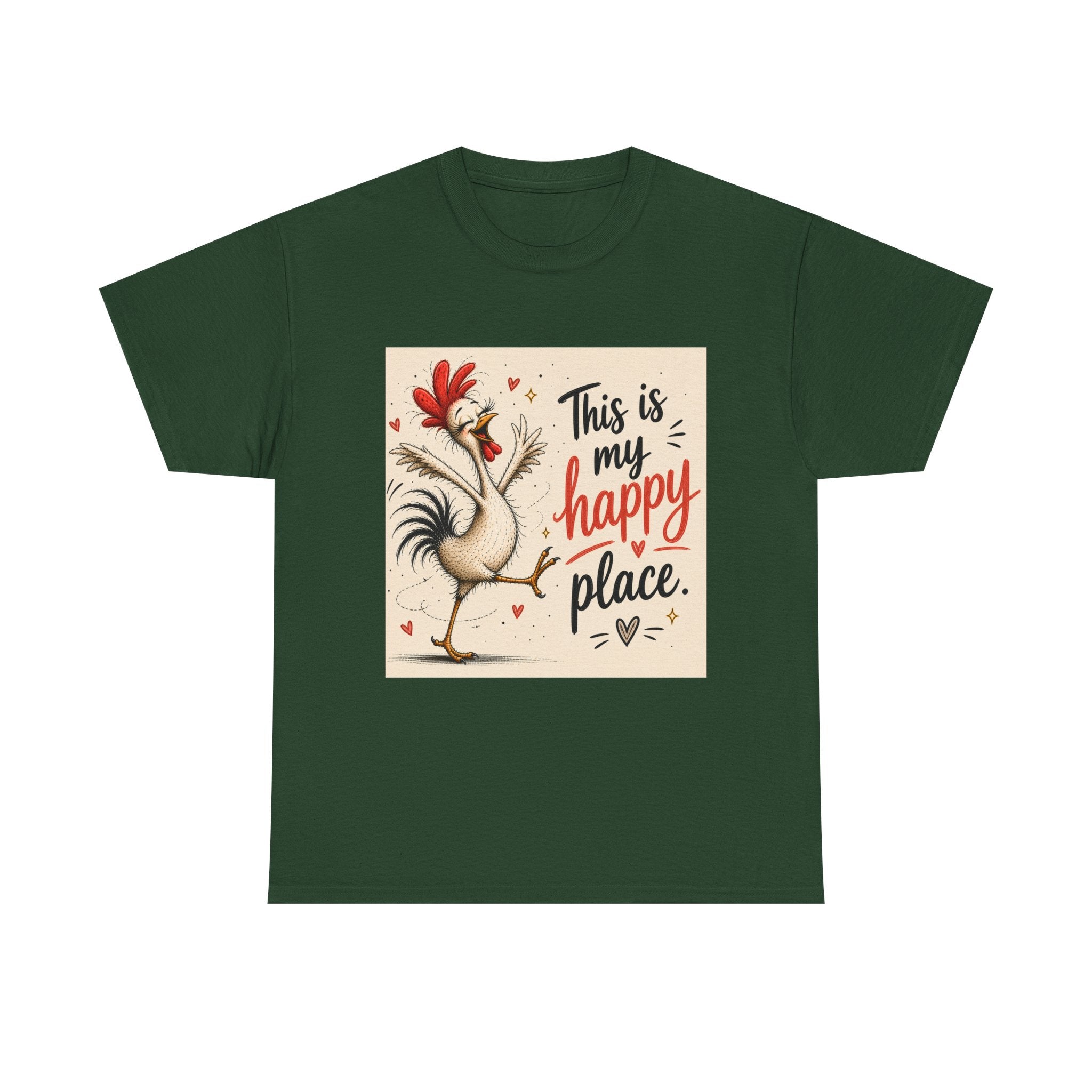 Rooster "This Is My Happy Place" Tee