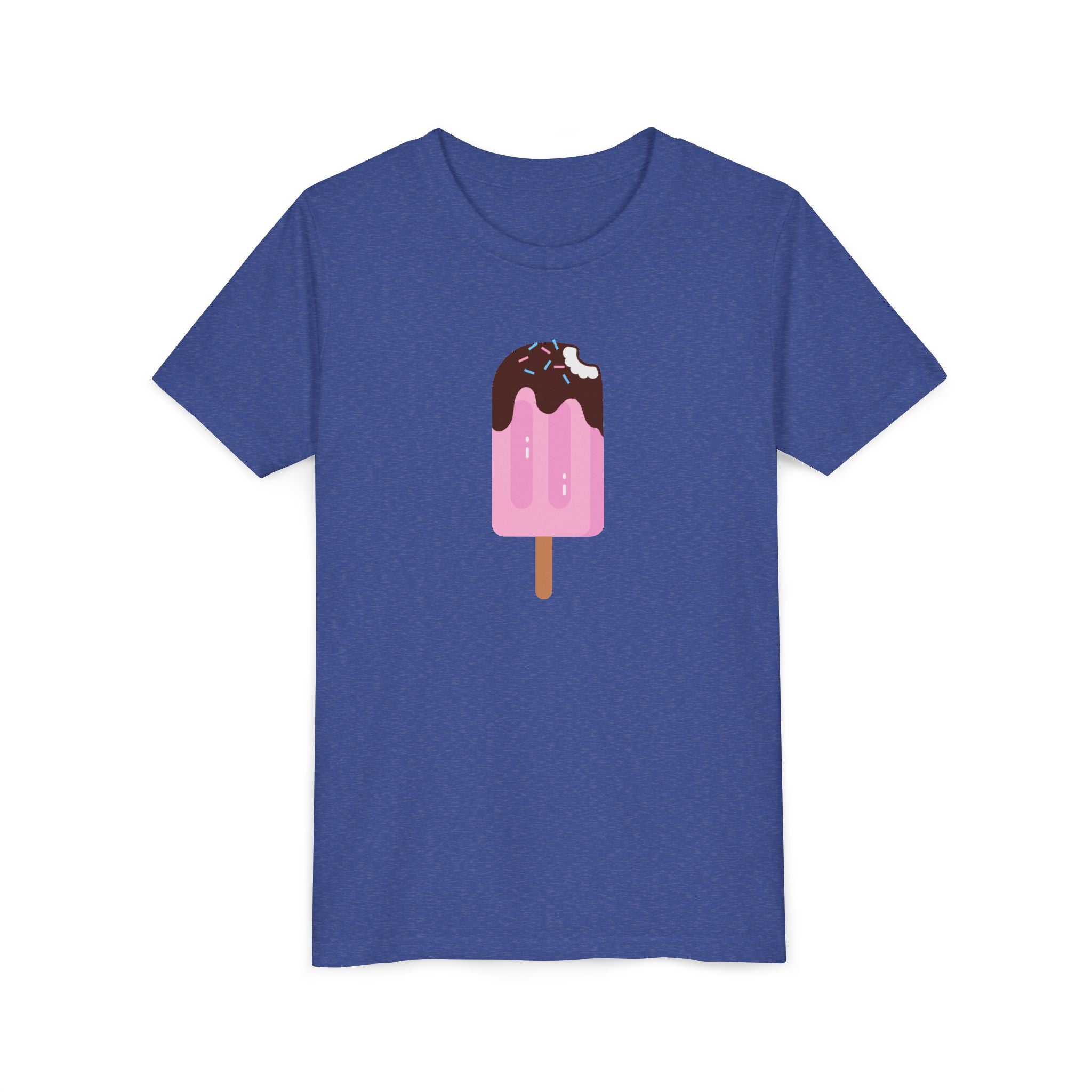 Kids Pink Popsicle Tee — Cute Ice Cream Graphic Youth T-Shirt