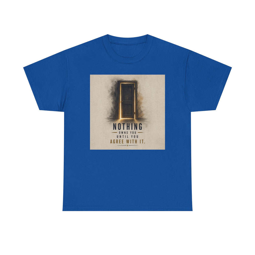 T-Shirt — 'Nothing' Inspirational Door Graphic Tee