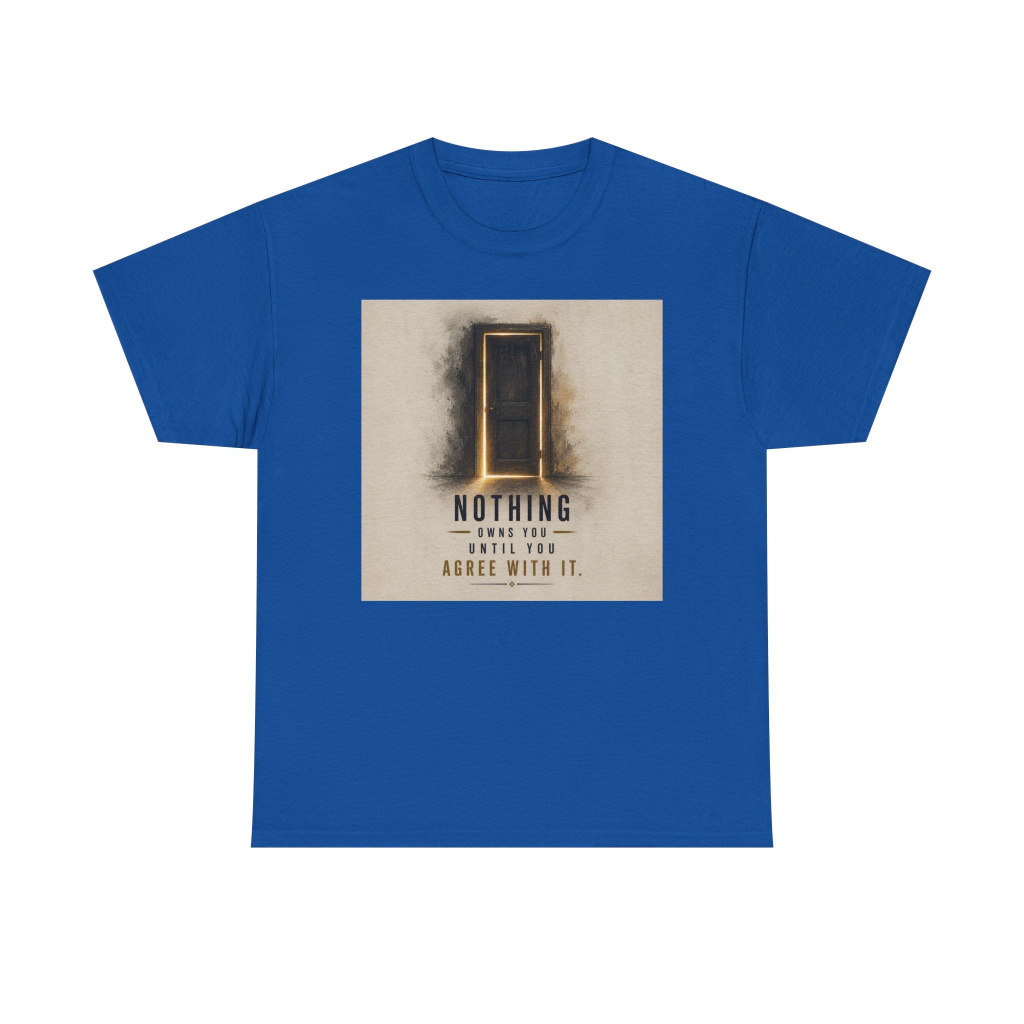 T-Shirt — 'Nothing' Inspirational Door Graphic Tee