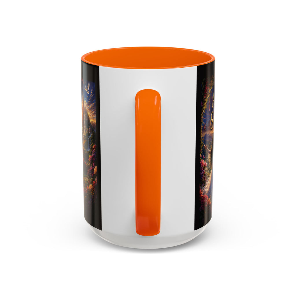 Christian Inspirational Coffee Mug — "As He Is, So Am I" Accent Mug (11/15oz)