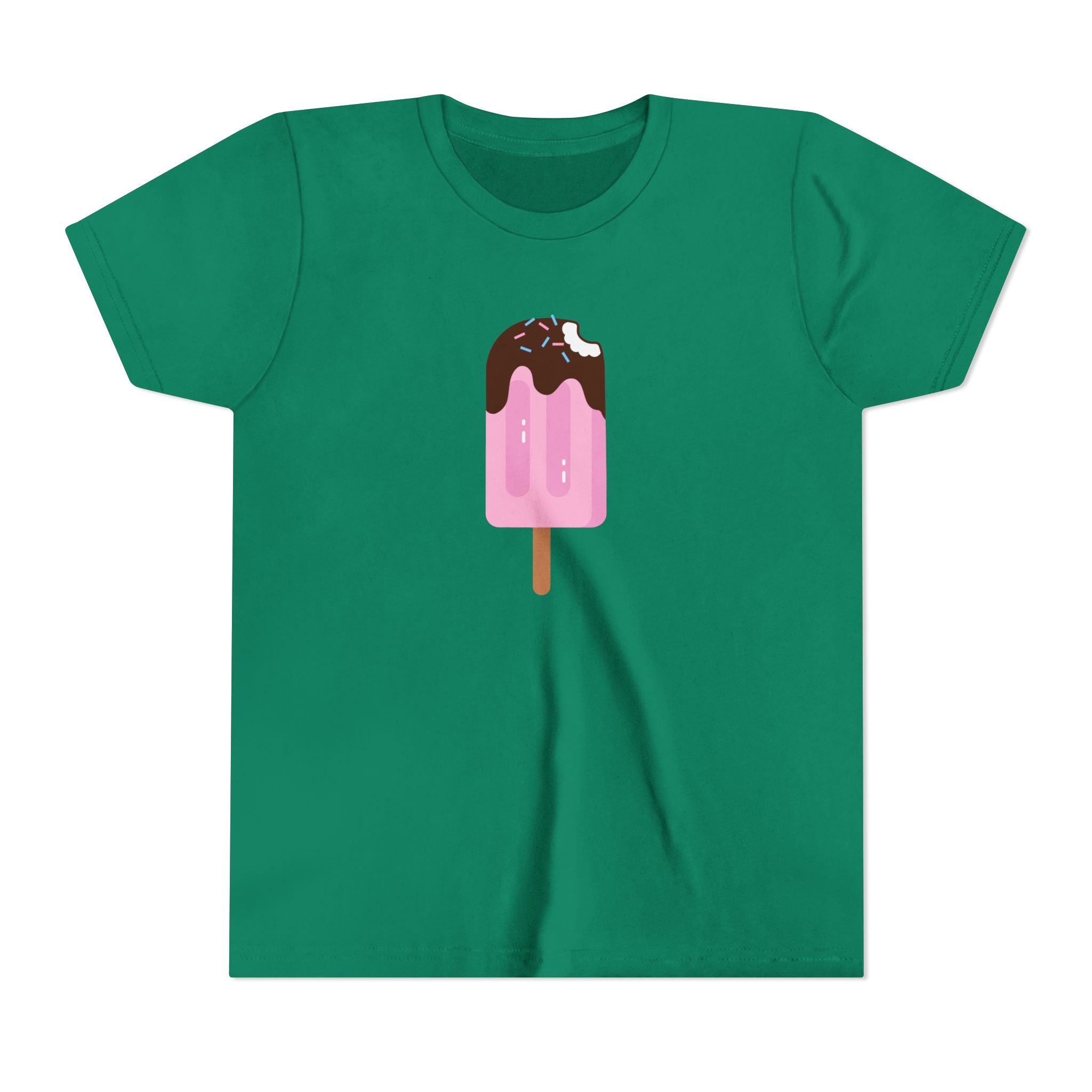 Kids Pink Popsicle Tee — Cute Ice Cream Graphic Youth T-Shirt