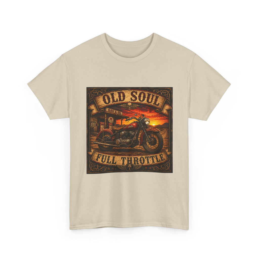 Old Soul Full Throttle Motorcycle T-Shirt
