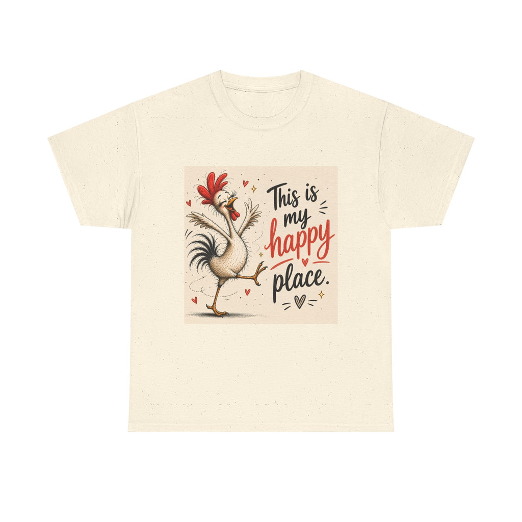Rooster "This Is My Happy Place" Tee