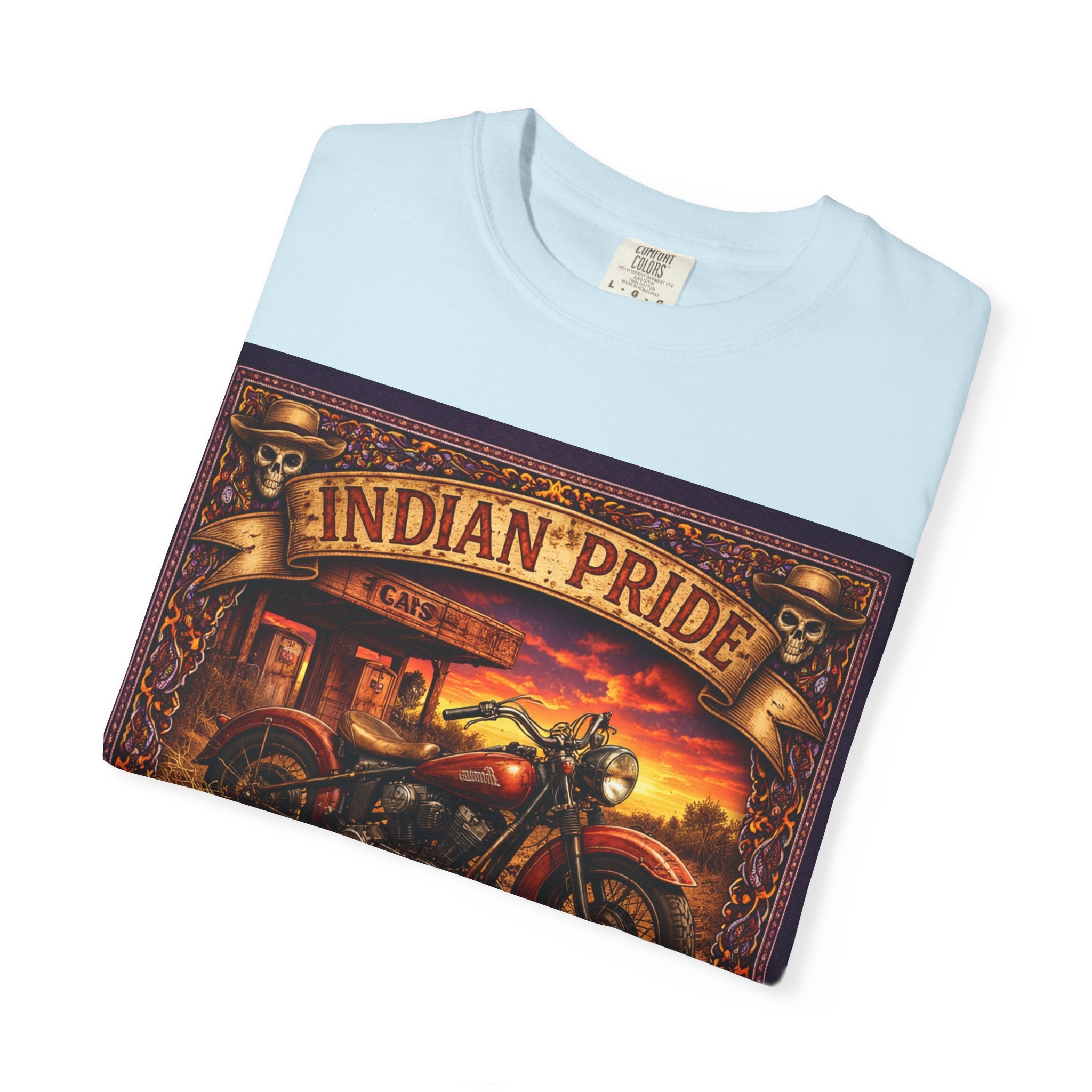 Indian Pride "Old School" Motorcycle T-Shirt
