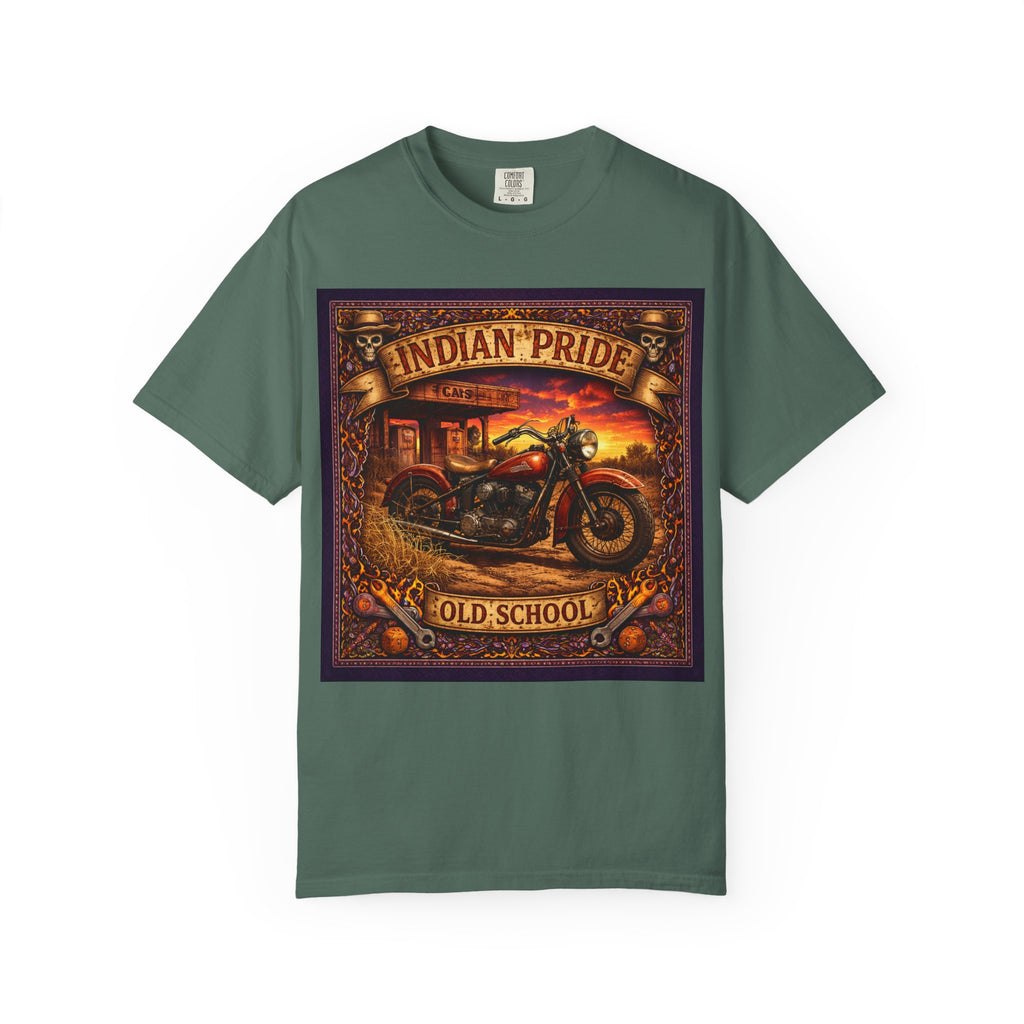 Indian Pride "Old School" Motorcycle T-Shirt