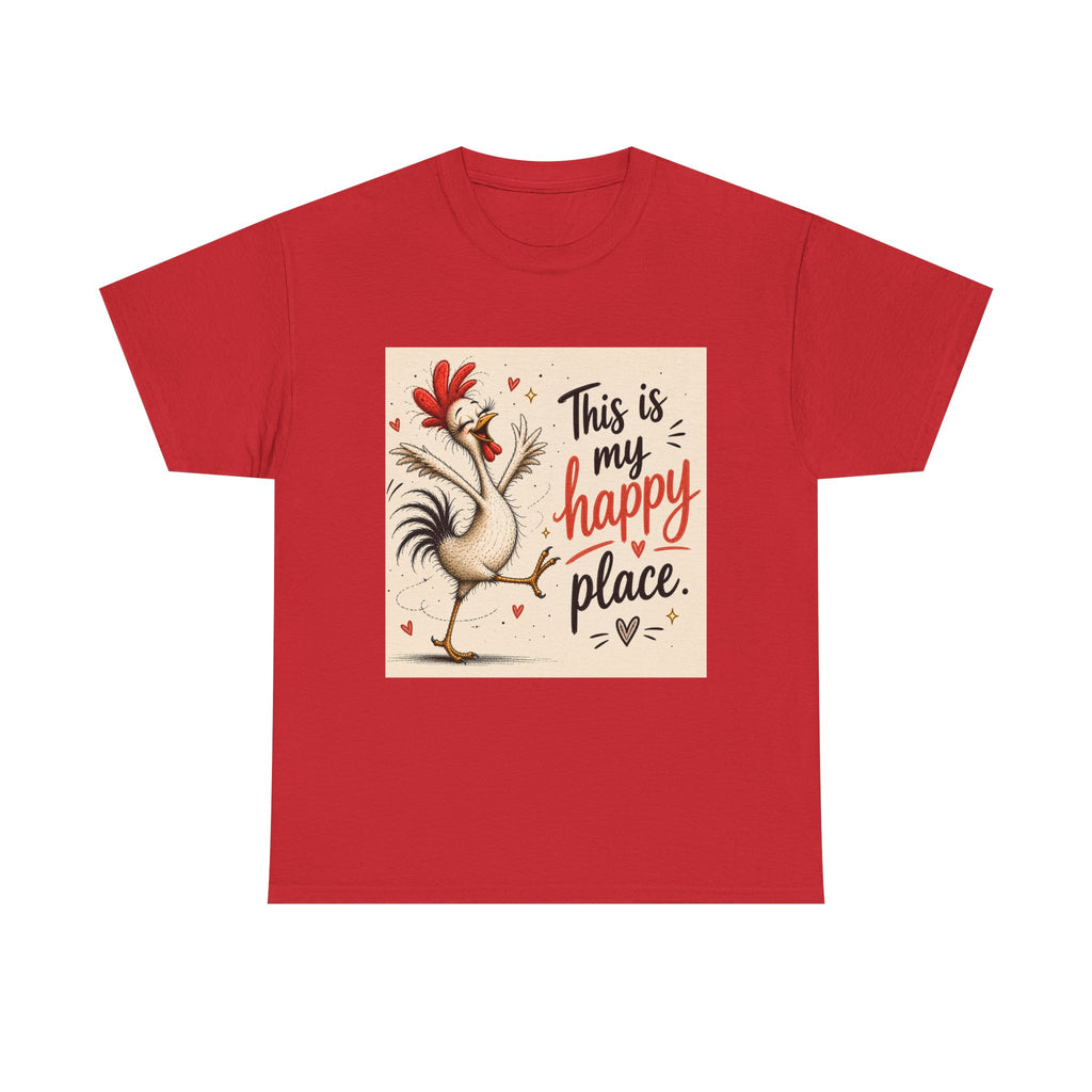 Rooster "This Is My Happy Place" Tee