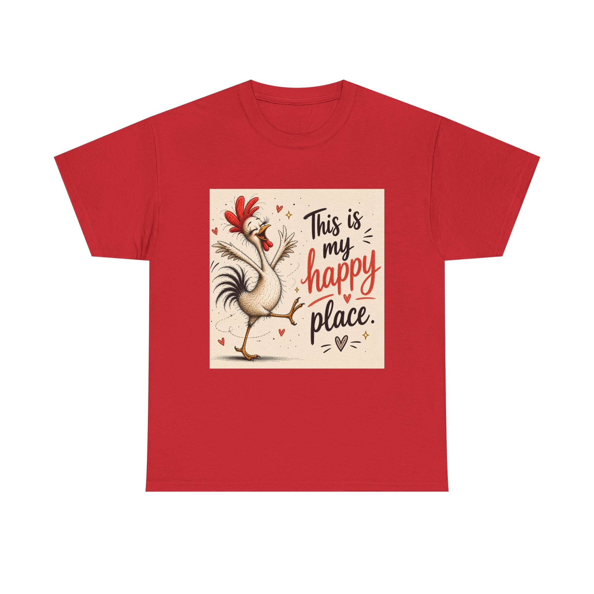 Rooster "This Is My Happy Place" Tee