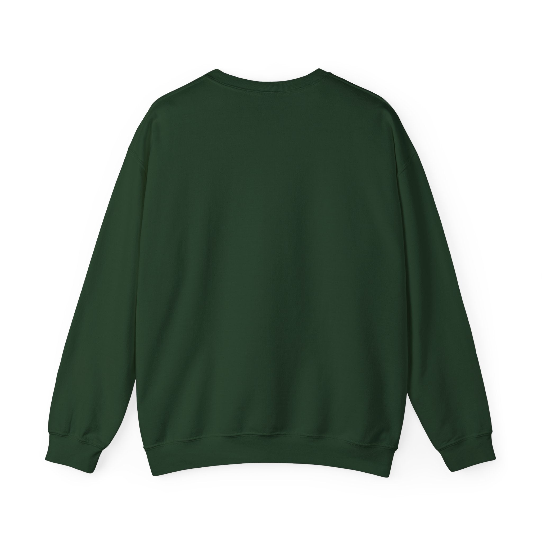 Crewneck Sweatshirt — 'Nothing Works Till You Agree With It' Motivational Door Graphic