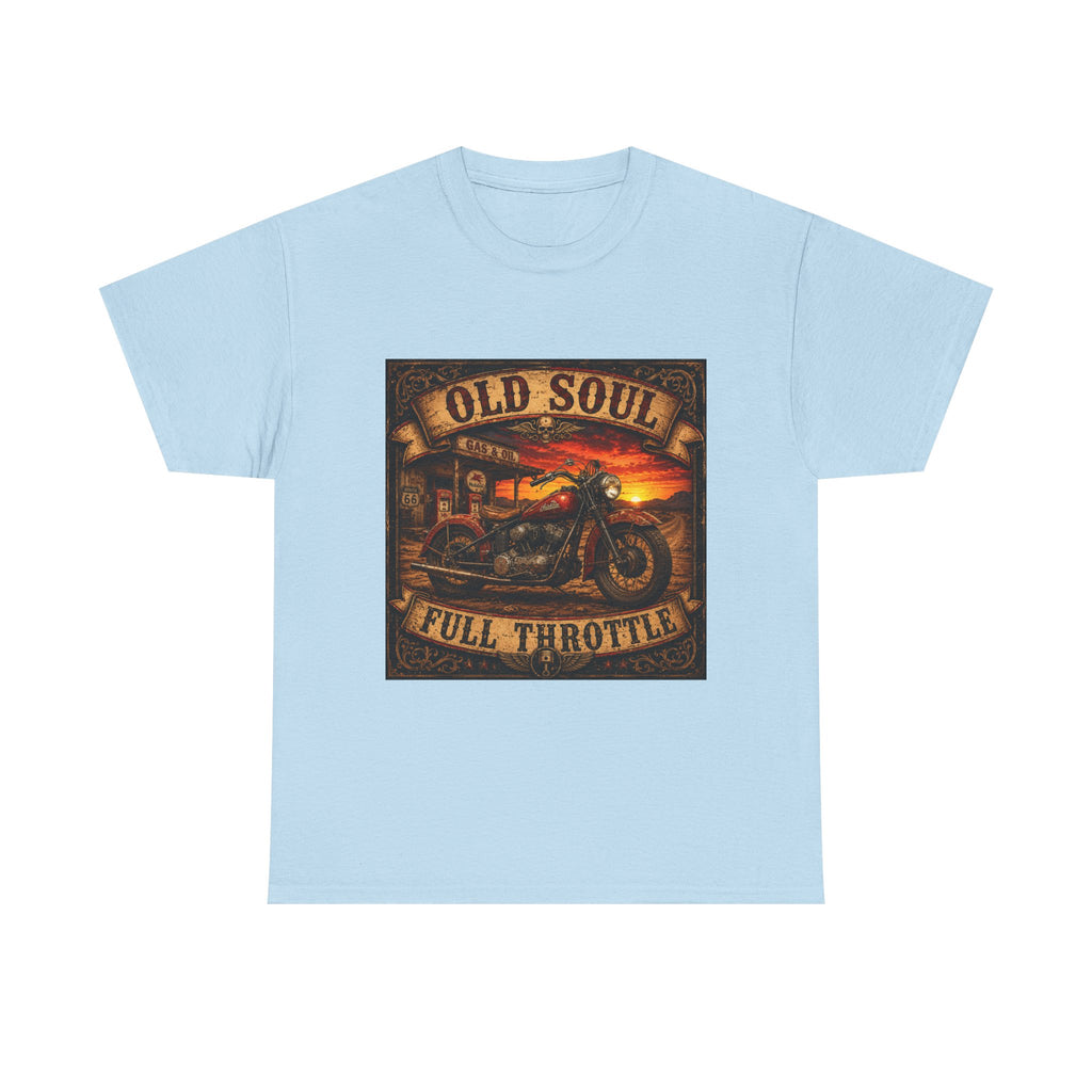 Old Soul Full Throttle Motorcycle T-Shirt