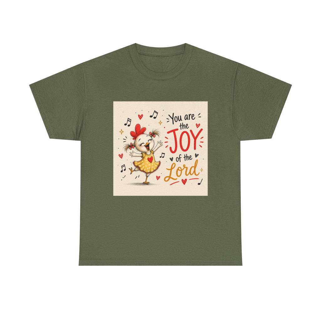 Joy of the Lord T-Shirt — Cute Chick Faith Tee ("You are the Joy of the Lord")