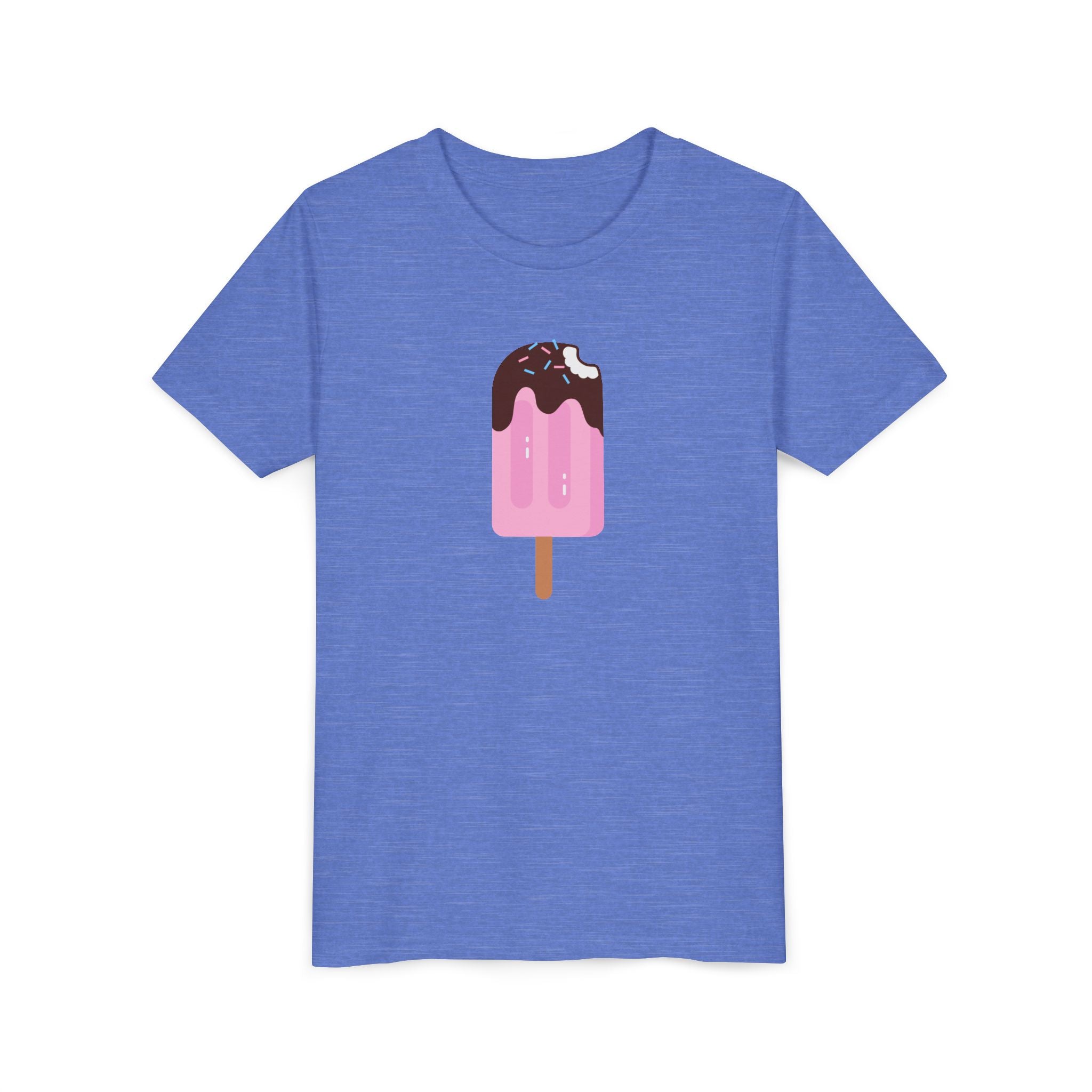 Kids Pink Popsicle Tee — Cute Ice Cream Graphic Youth T-Shirt