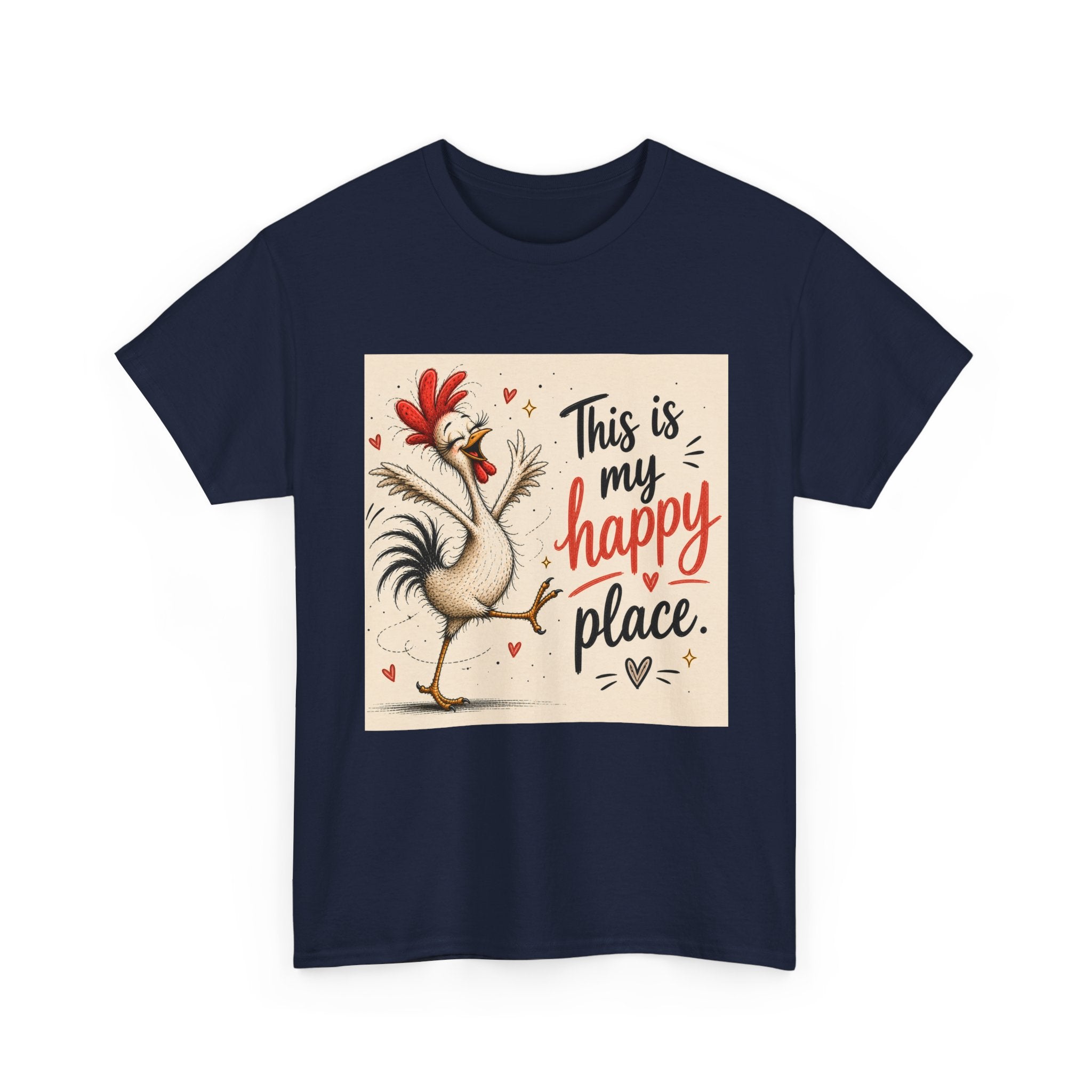 Rooster "This Is My Happy Place" Tee