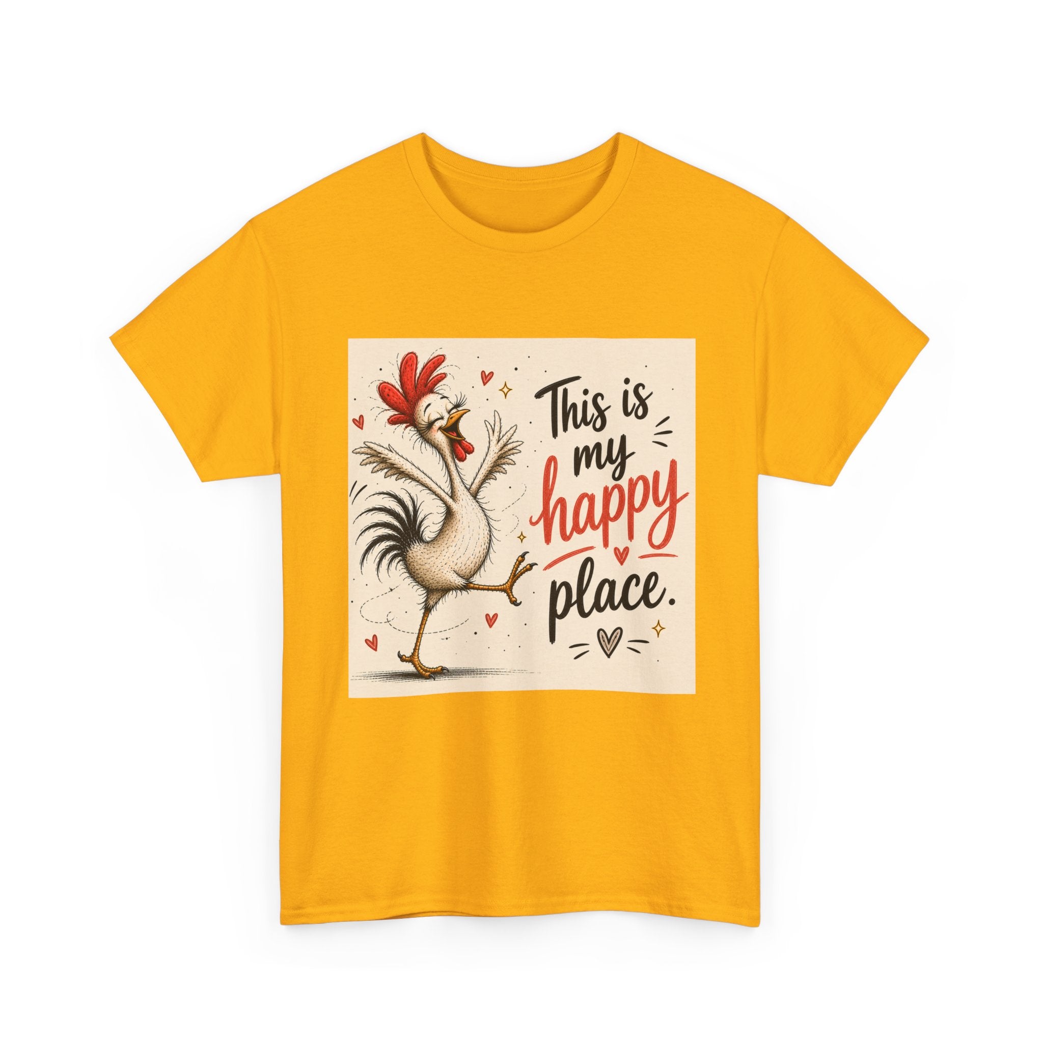 Rooster "This Is My Happy Place" Tee