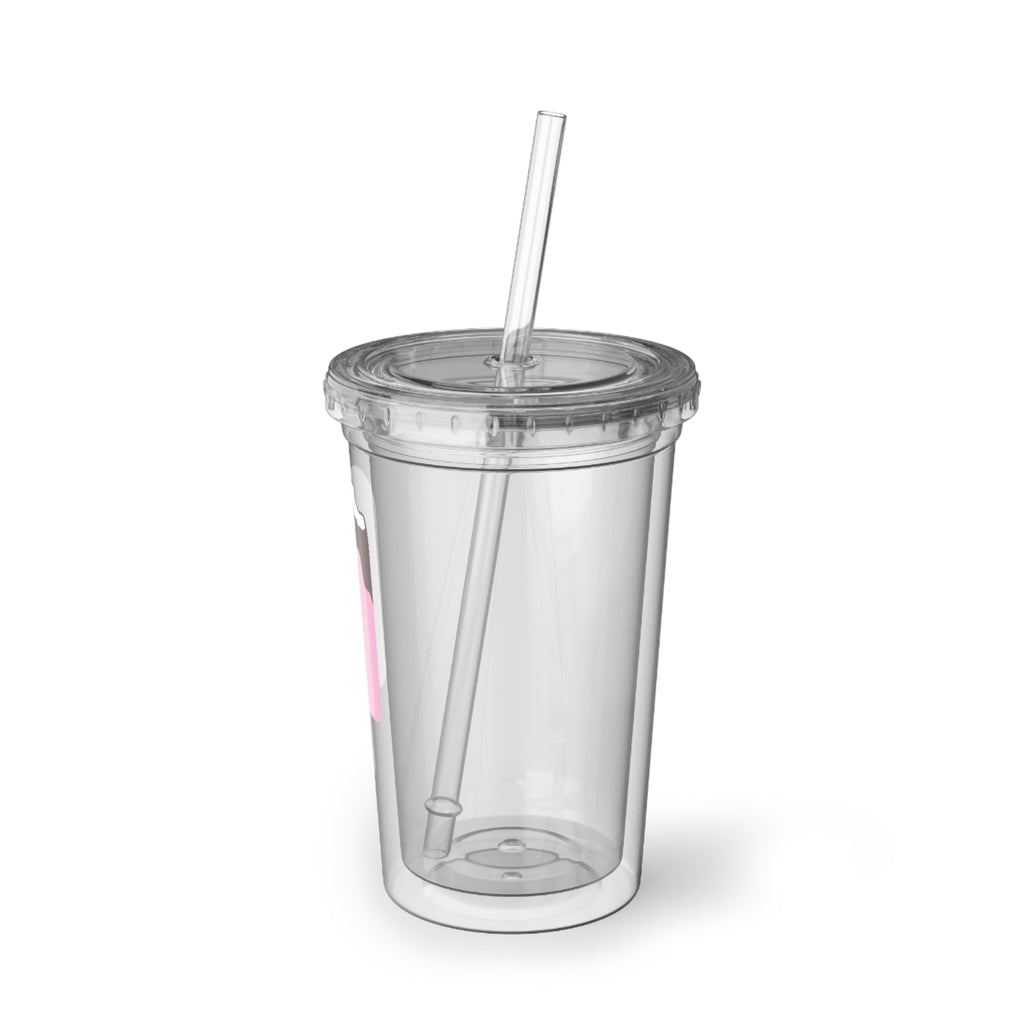 Cute Bee Acrylic Cup — 'Bee Cool' Reusable Tumbler