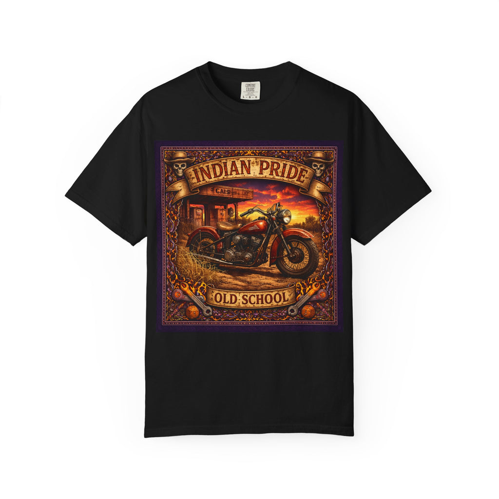 Indian Pride "Old School" Motorcycle T-Shirt