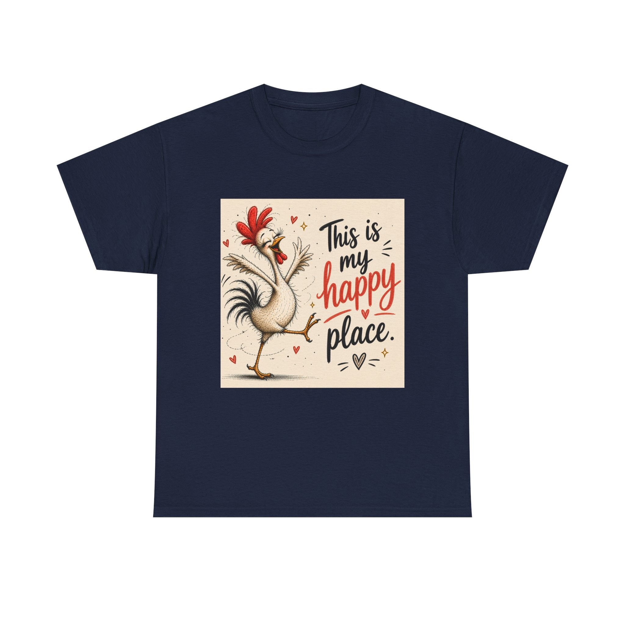 Rooster "This Is My Happy Place" Tee