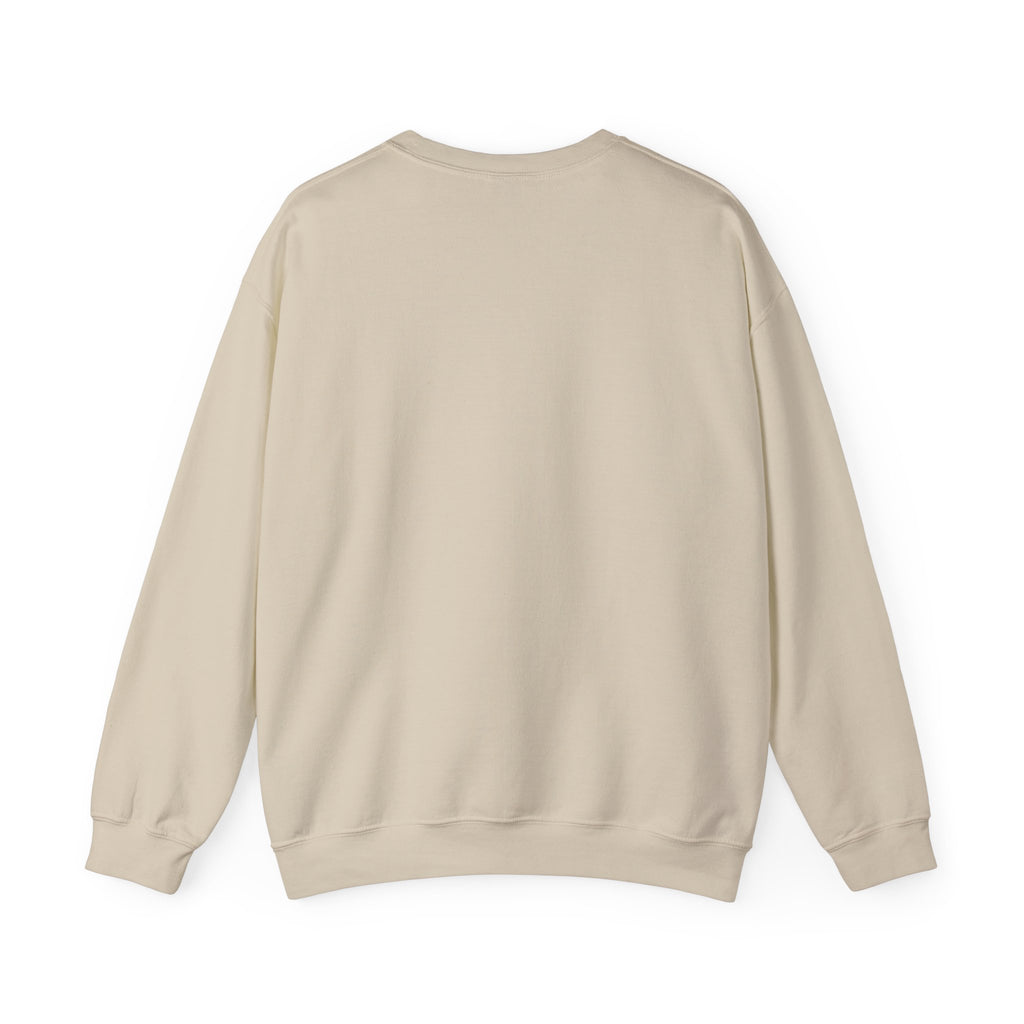 Crewneck Sweatshirt — 'Nothing Works Till You Agree With It' Motivational Door Graphic