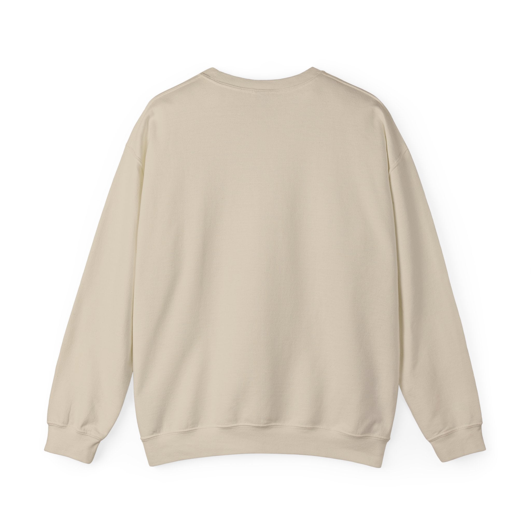 Crewneck Sweatshirt — 'Nothing Works Till You Agree With It' Motivational Door Graphic