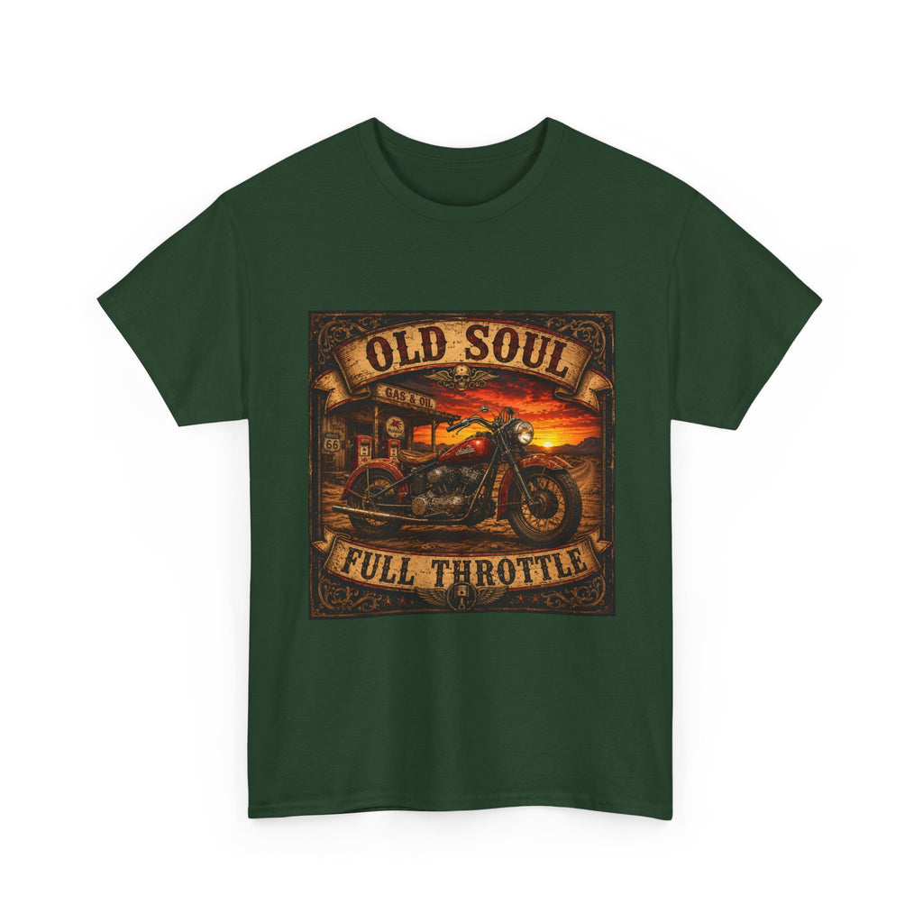 Old Soul Full Throttle Motorcycle T-Shirt