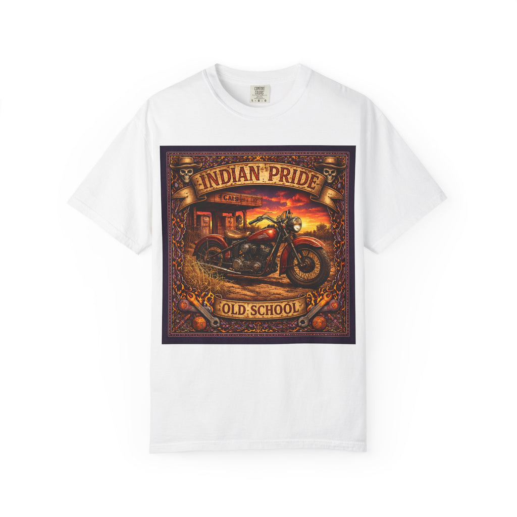 Indian Pride "Old School" Motorcycle T-Shirt