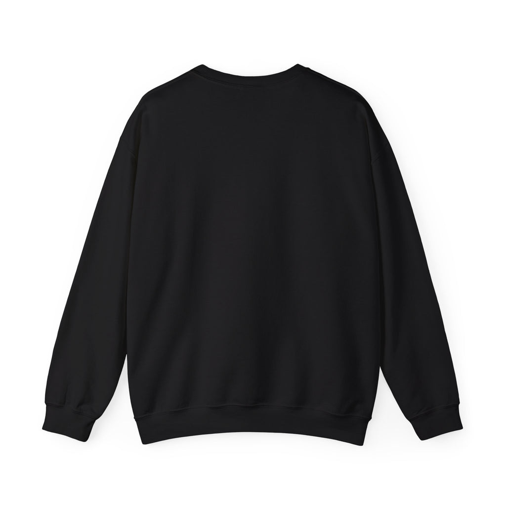 Crewneck Sweatshirt — 'Nothing Works Till You Agree With It' Motivational Door Graphic