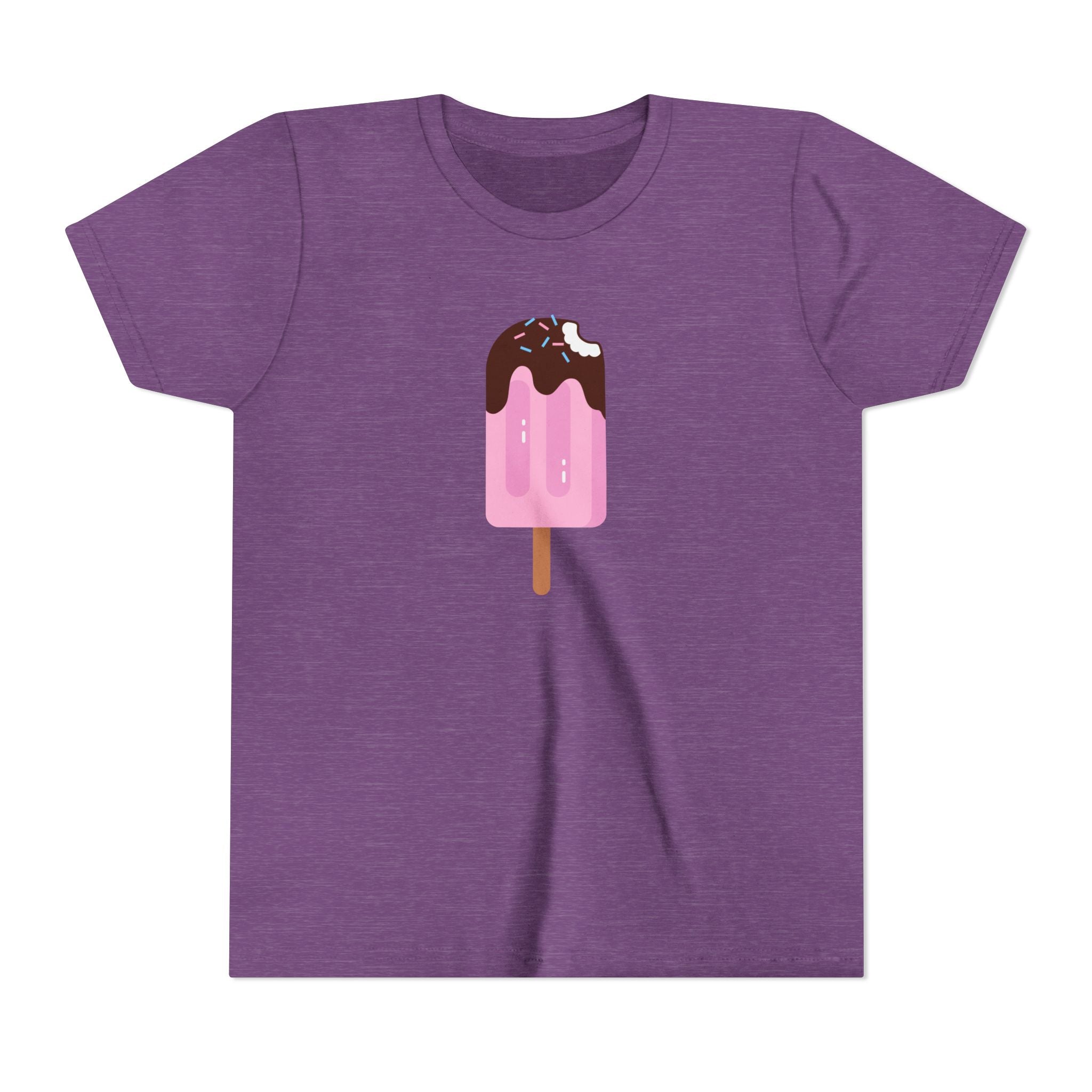 Kids Pink Popsicle Tee — Cute Ice Cream Graphic Youth T-Shirt