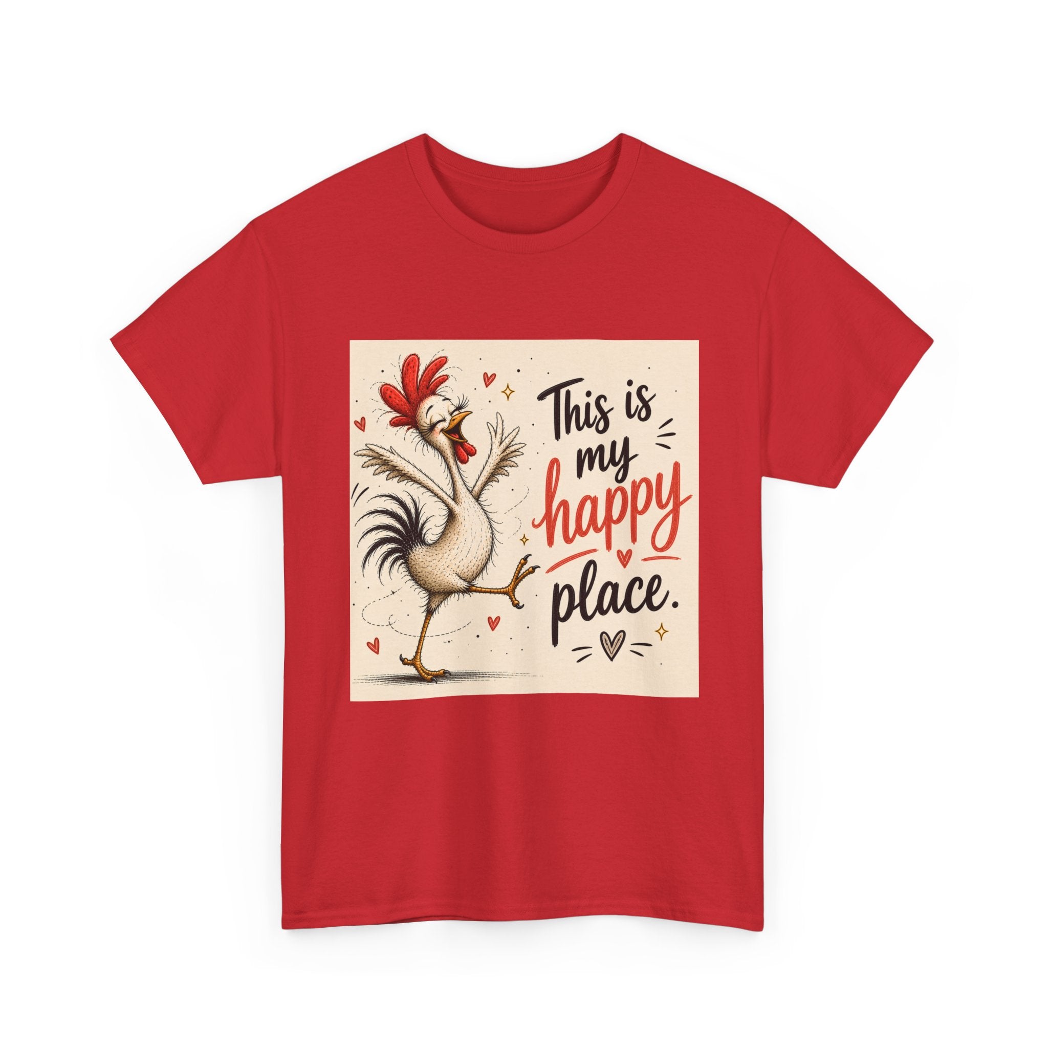 Rooster "This Is My Happy Place" Tee