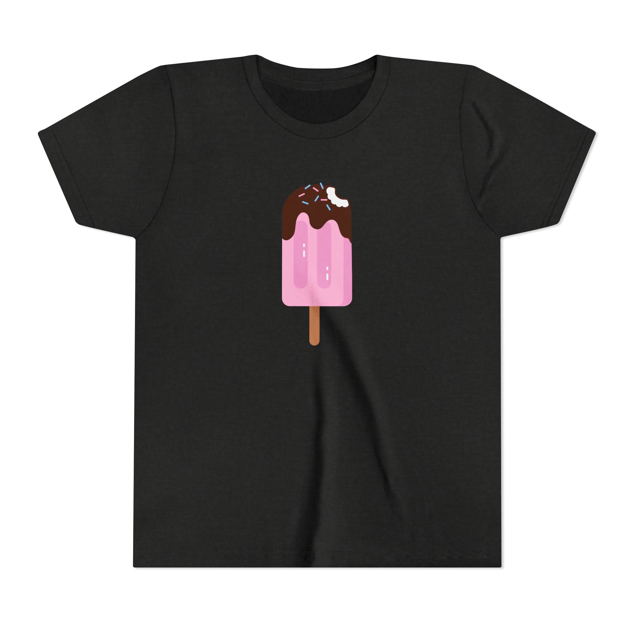 Kids Pink Popsicle Tee — Cute Ice Cream Graphic Youth T-Shirt