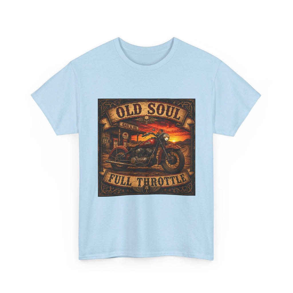 Old Soul Full Throttle Motorcycle T-Shirt