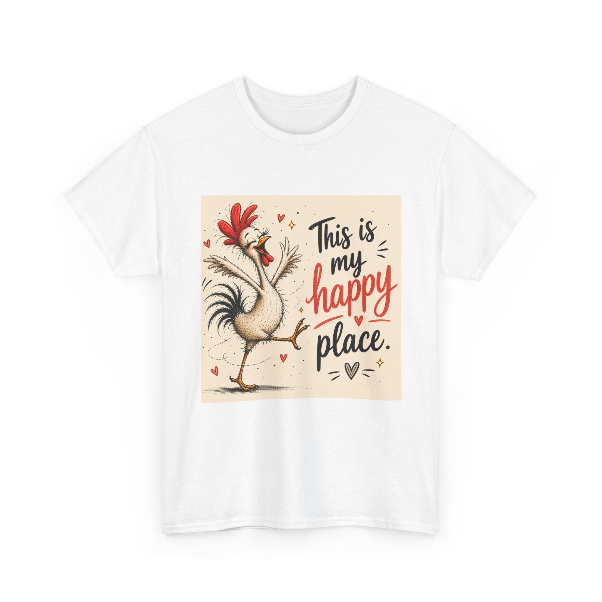 Rooster "This Is My Happy Place" Tee