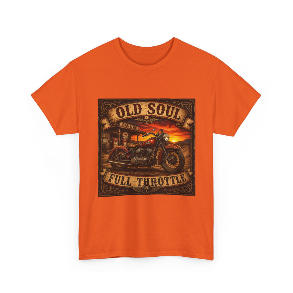 Old Soul Full Throttle Motorcycle T-Shirt
