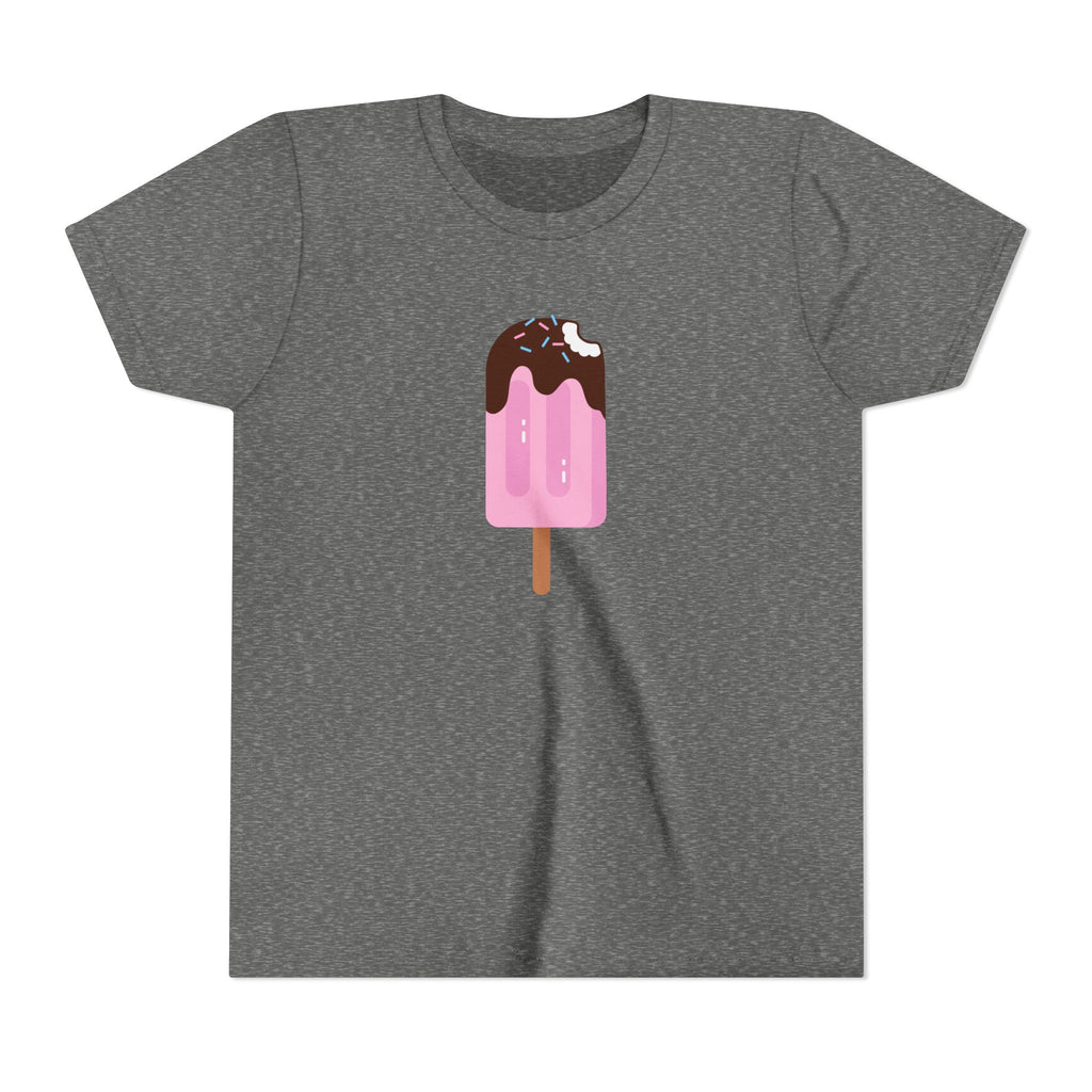 Kids Pink Popsicle Tee — Cute Ice Cream Graphic Youth T-Shirt