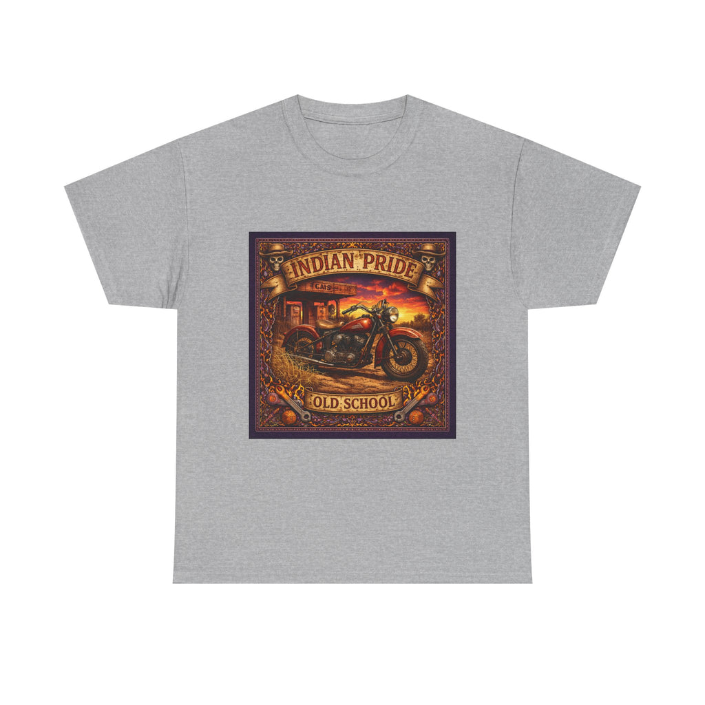 Indian Pride Old School Motorcycle T-Shirt