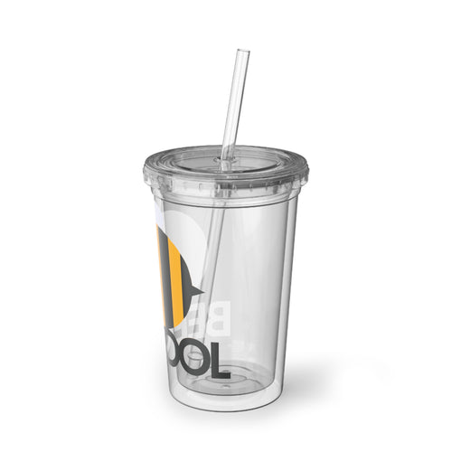 Cute Bee Acrylic Cup — 'Bee Cool' Reusable Tumbler