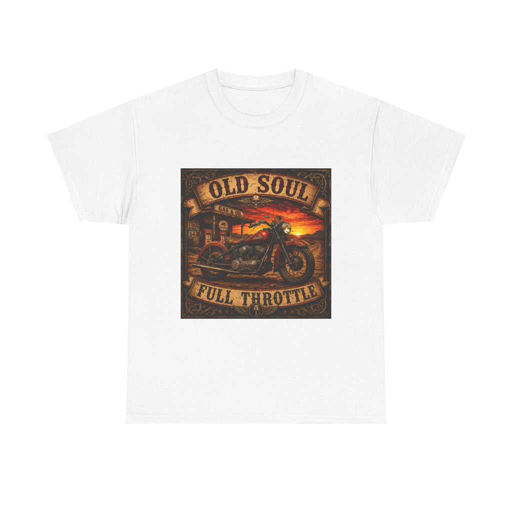 Old Soul Full Throttle Motorcycle T-Shirt