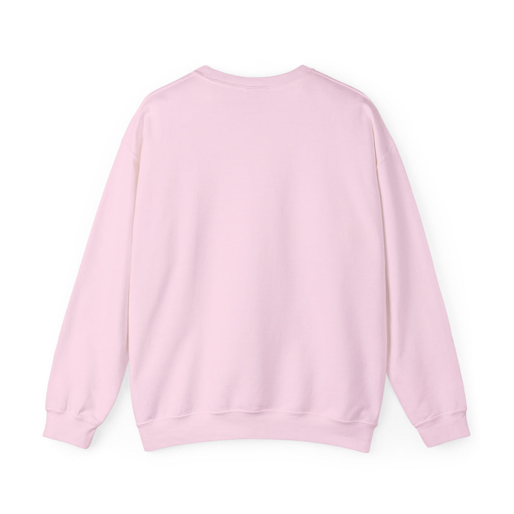 Crewneck Sweatshirt — 'Nothing Works Till You Agree With It' Motivational Door Graphic