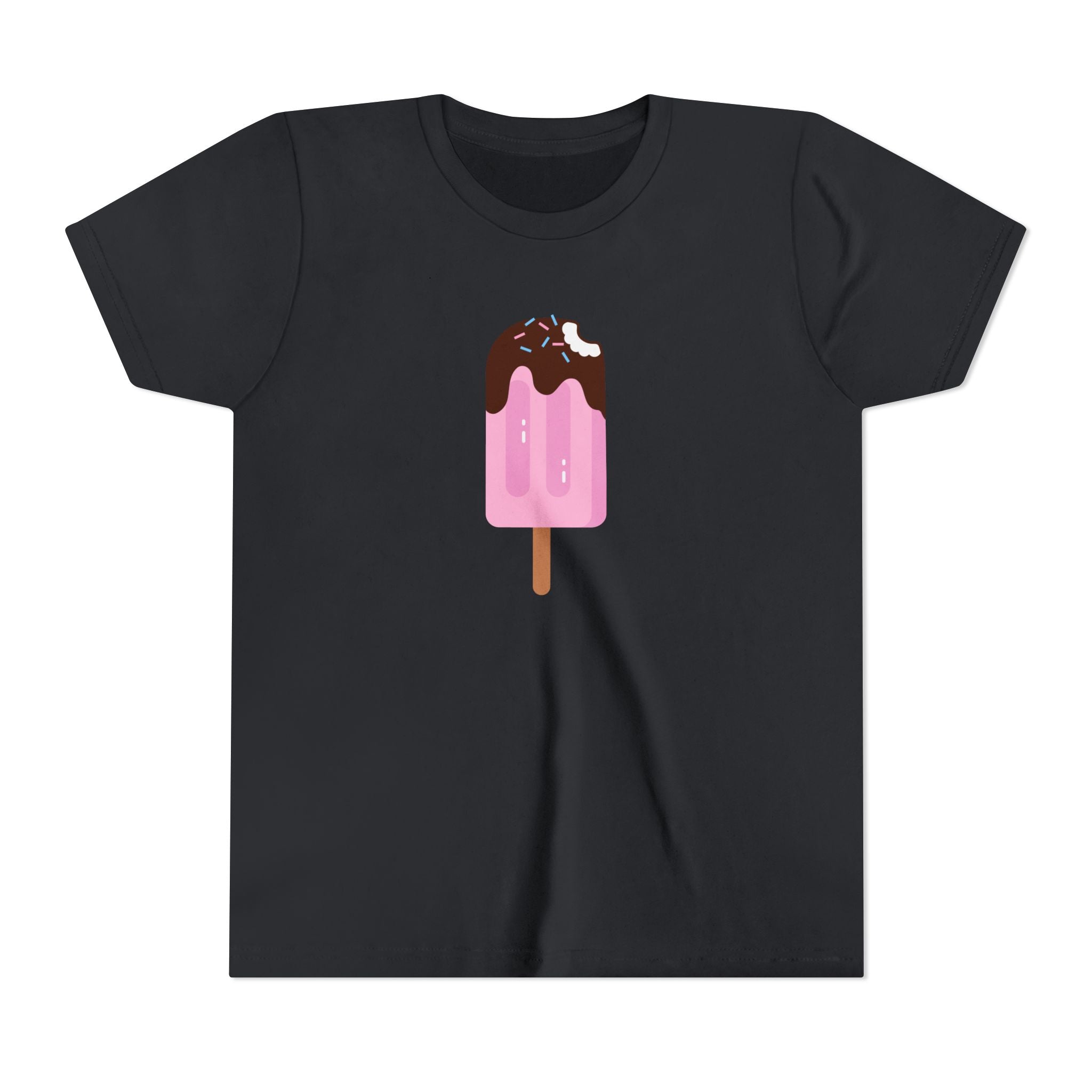 Kids Pink Popsicle Tee — Cute Ice Cream Graphic Youth T-Shirt