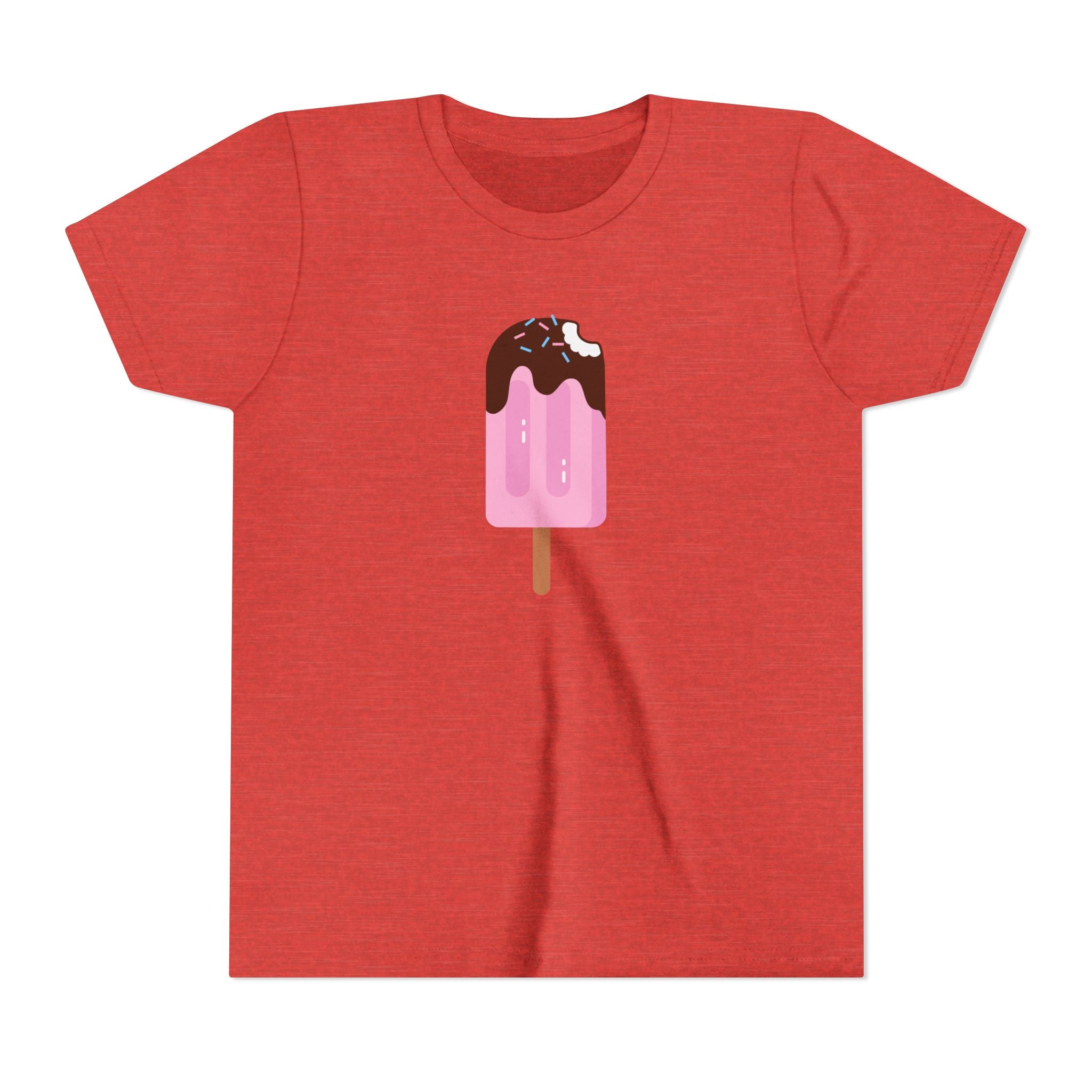 Kids Pink Popsicle Tee — Cute Ice Cream Graphic Youth T-Shirt
