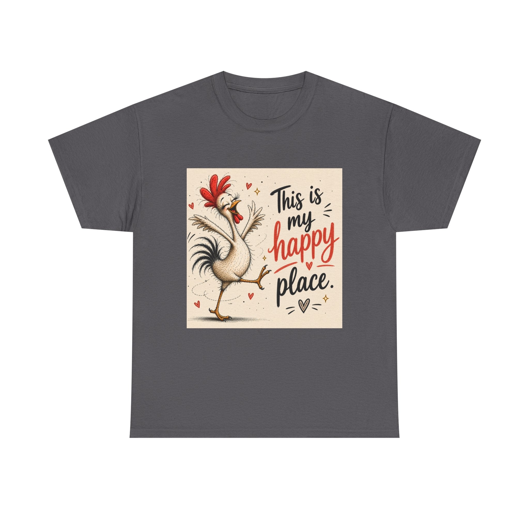 Rooster "This Is My Happy Place" Tee