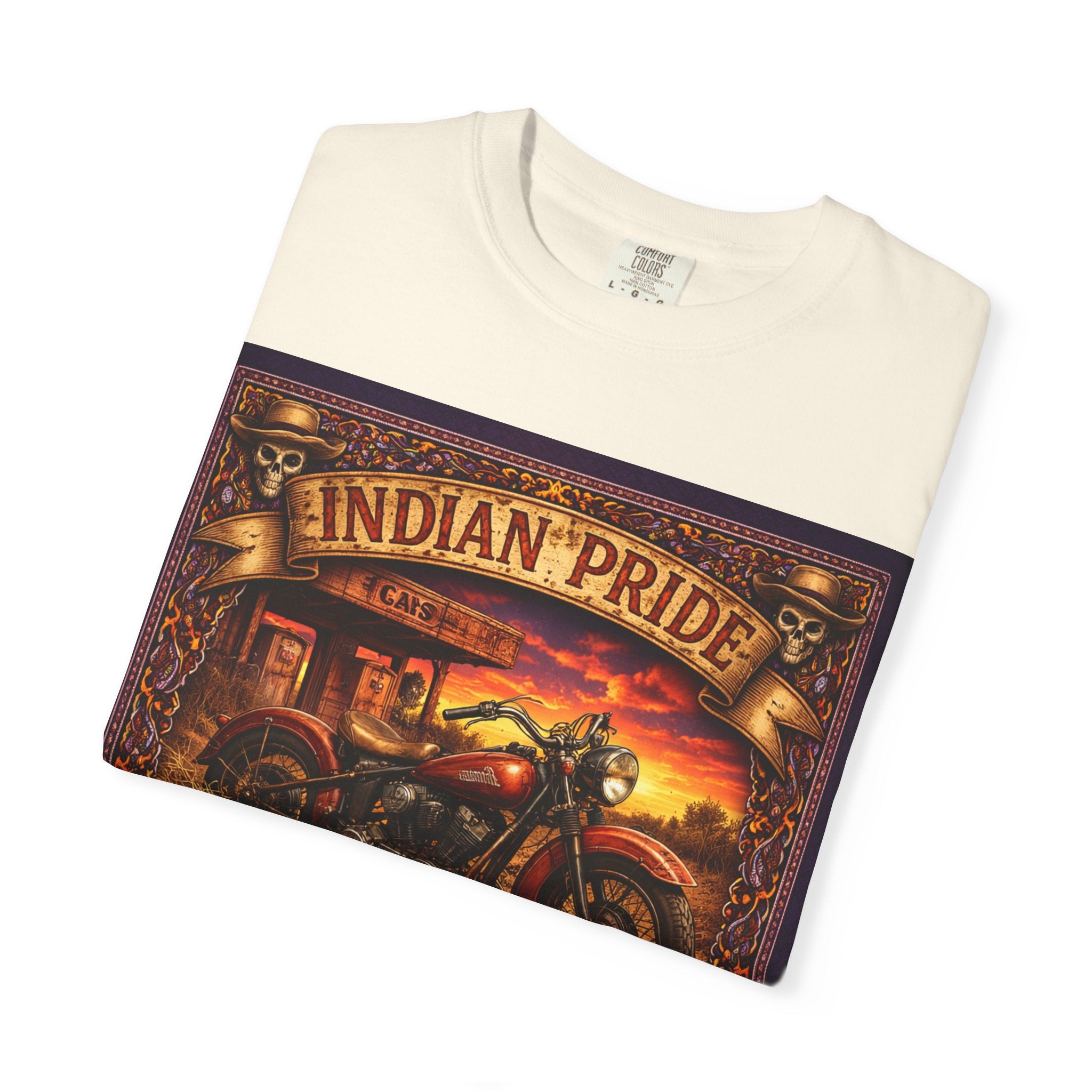 Indian Pride "Old School" Motorcycle T-Shirt