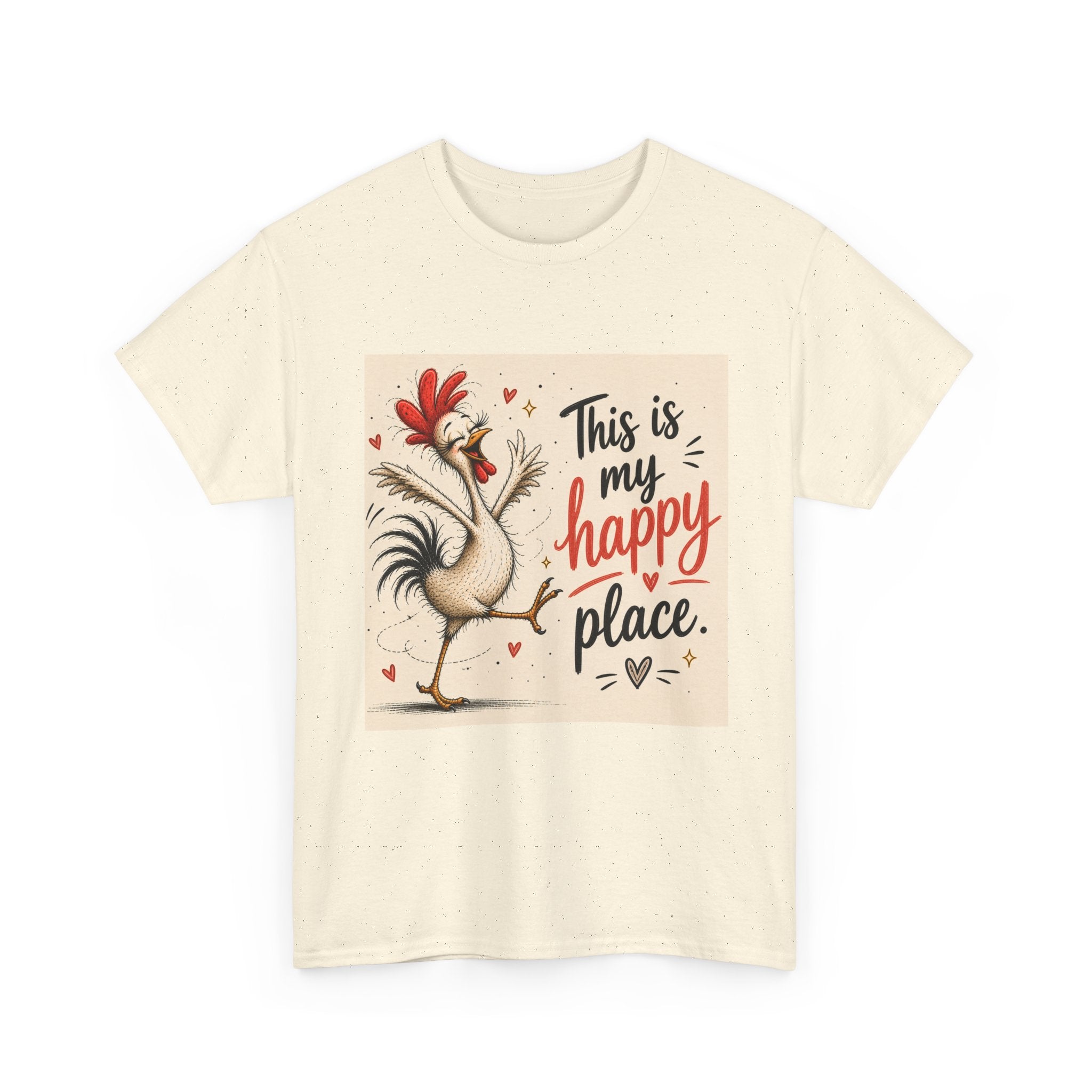 Rooster "This Is My Happy Place" Tee