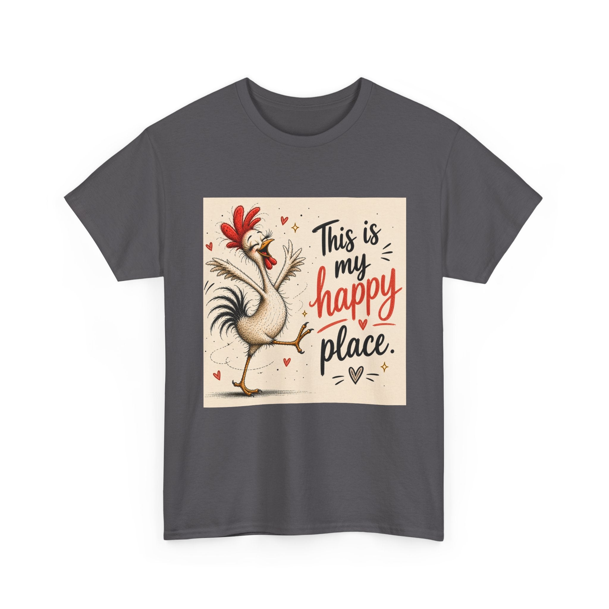 Rooster "This Is My Happy Place" Tee