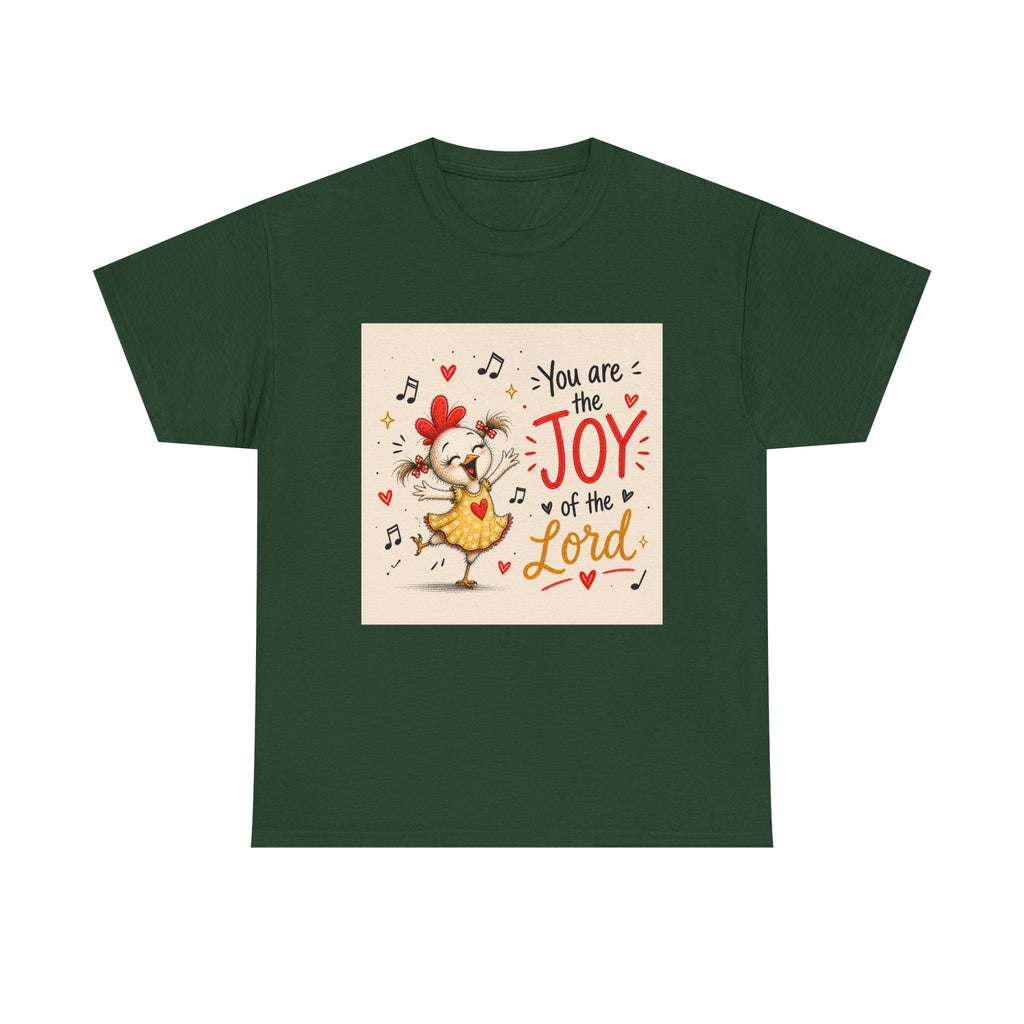 Joy of the Lord T-Shirt — Cute Chick Faith Tee ("You are the Joy of the Lord")
