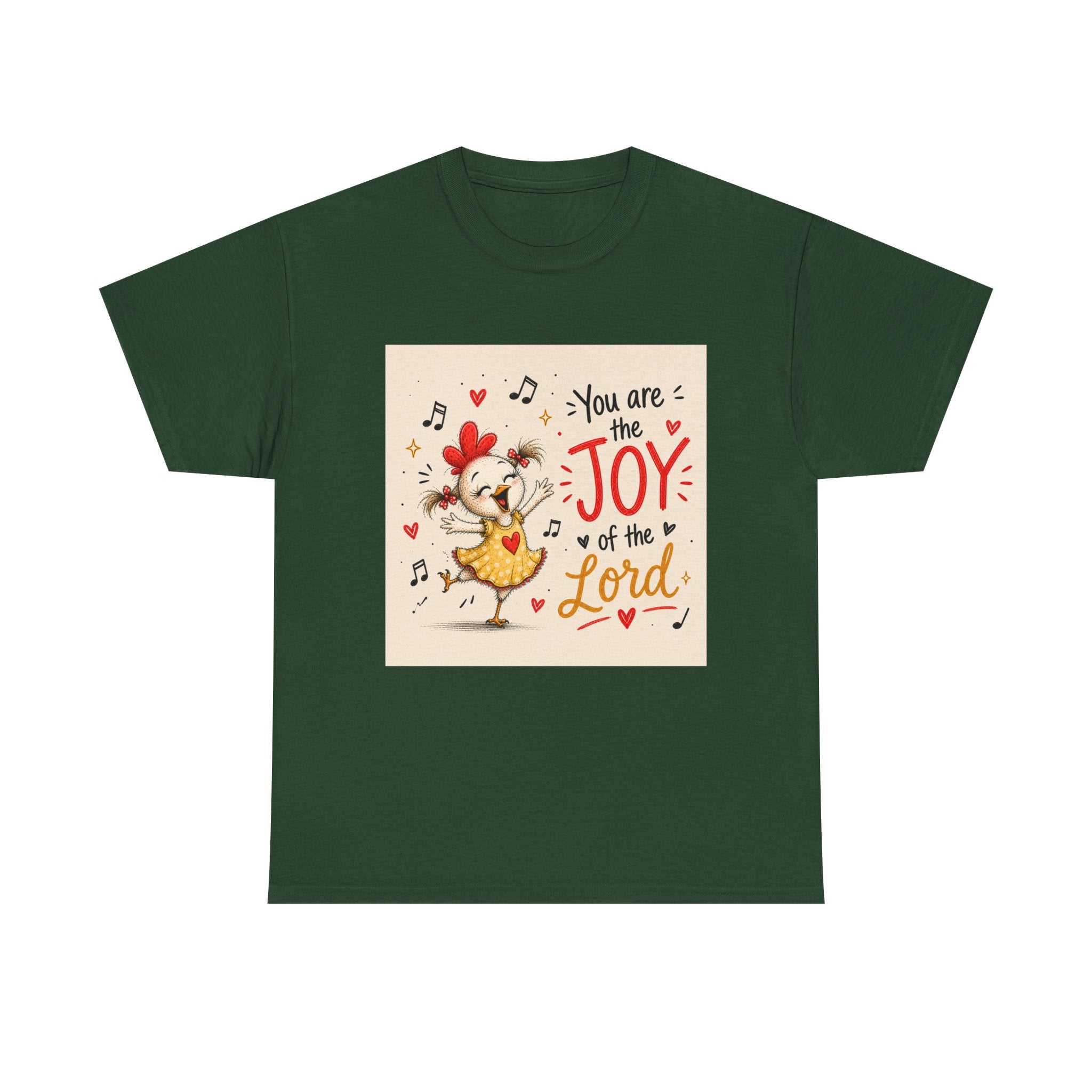 Joy of the Lord T-Shirt — Cute Chick Faith Tee ("You are the Joy of the Lord")