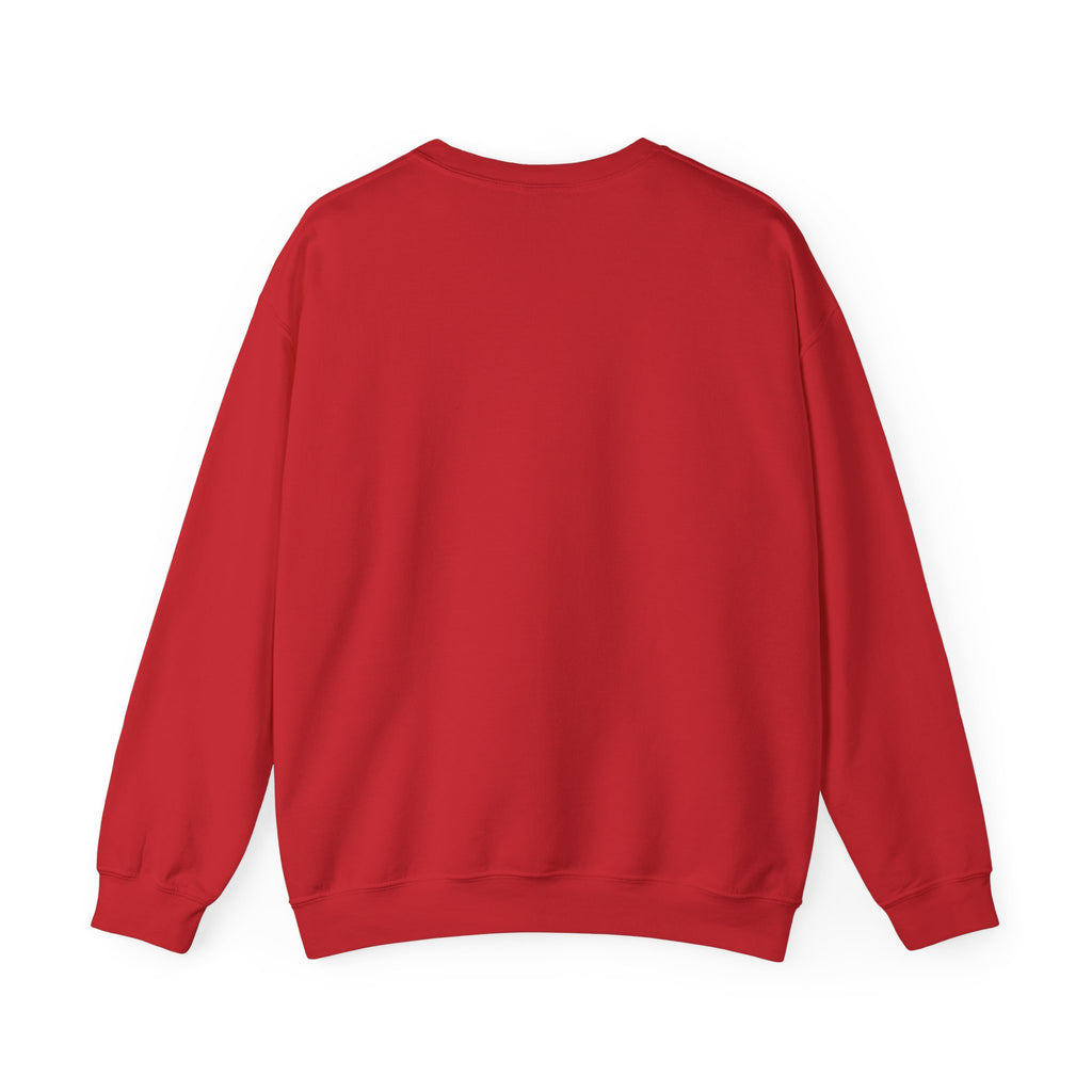 Crewneck Sweatshirt — 'Nothing Works Till You Agree With It' Motivational Door Graphic