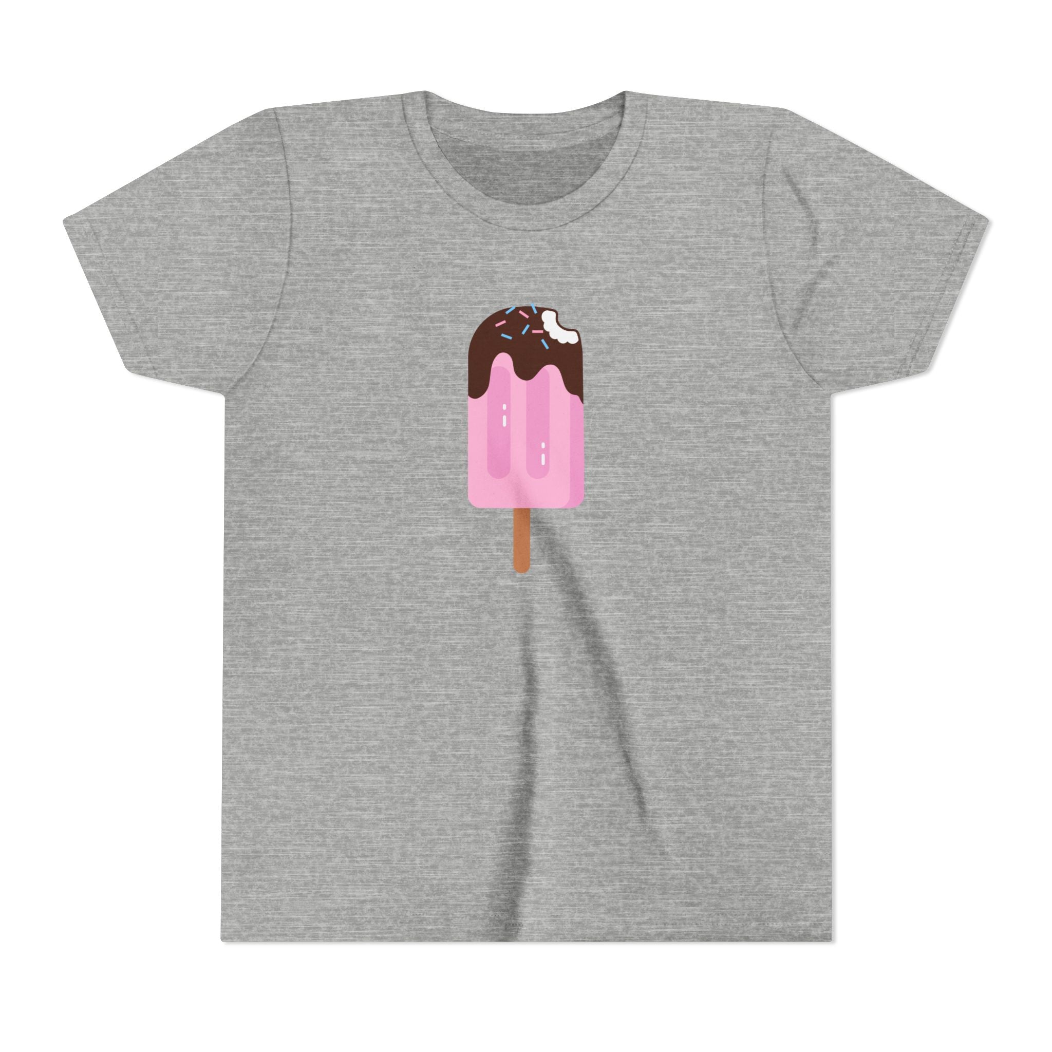 Kids Pink Popsicle Tee — Cute Ice Cream Graphic Youth T-Shirt